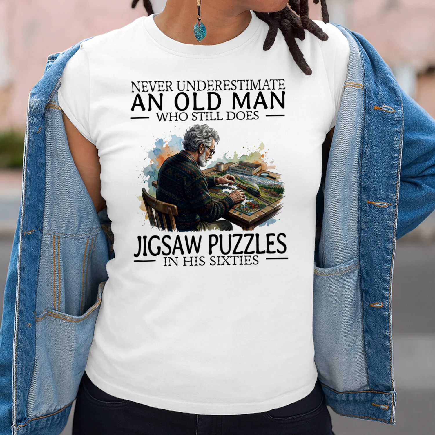 JIGSAW PUZZLES IN HIS SIXTIES