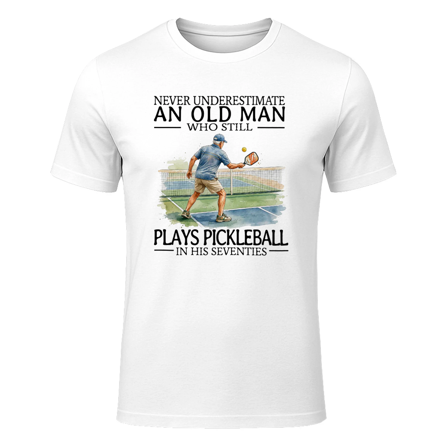Never Underestimate An Old Man Who Still Plays Pickleball In His Seventies