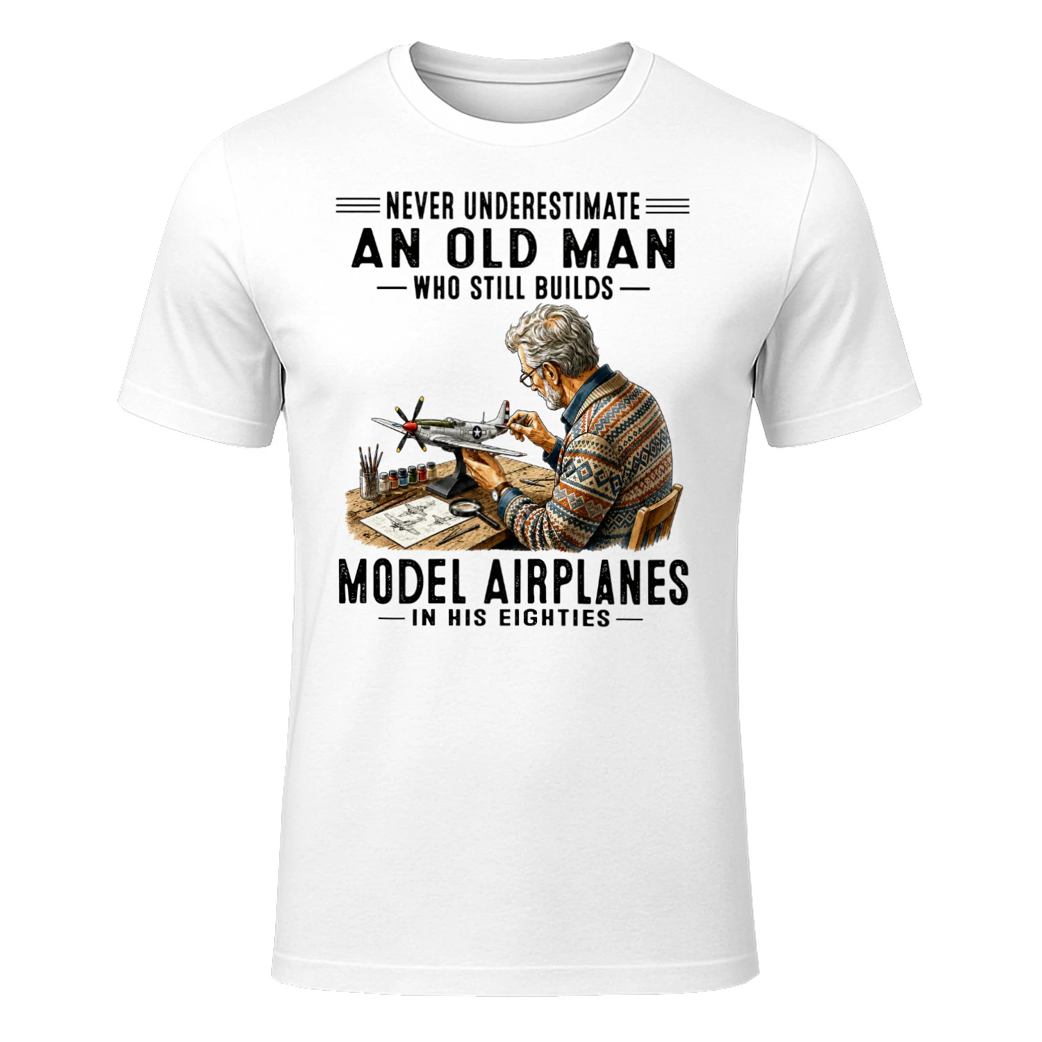 Still Builds Model Airplanes In His Eighties