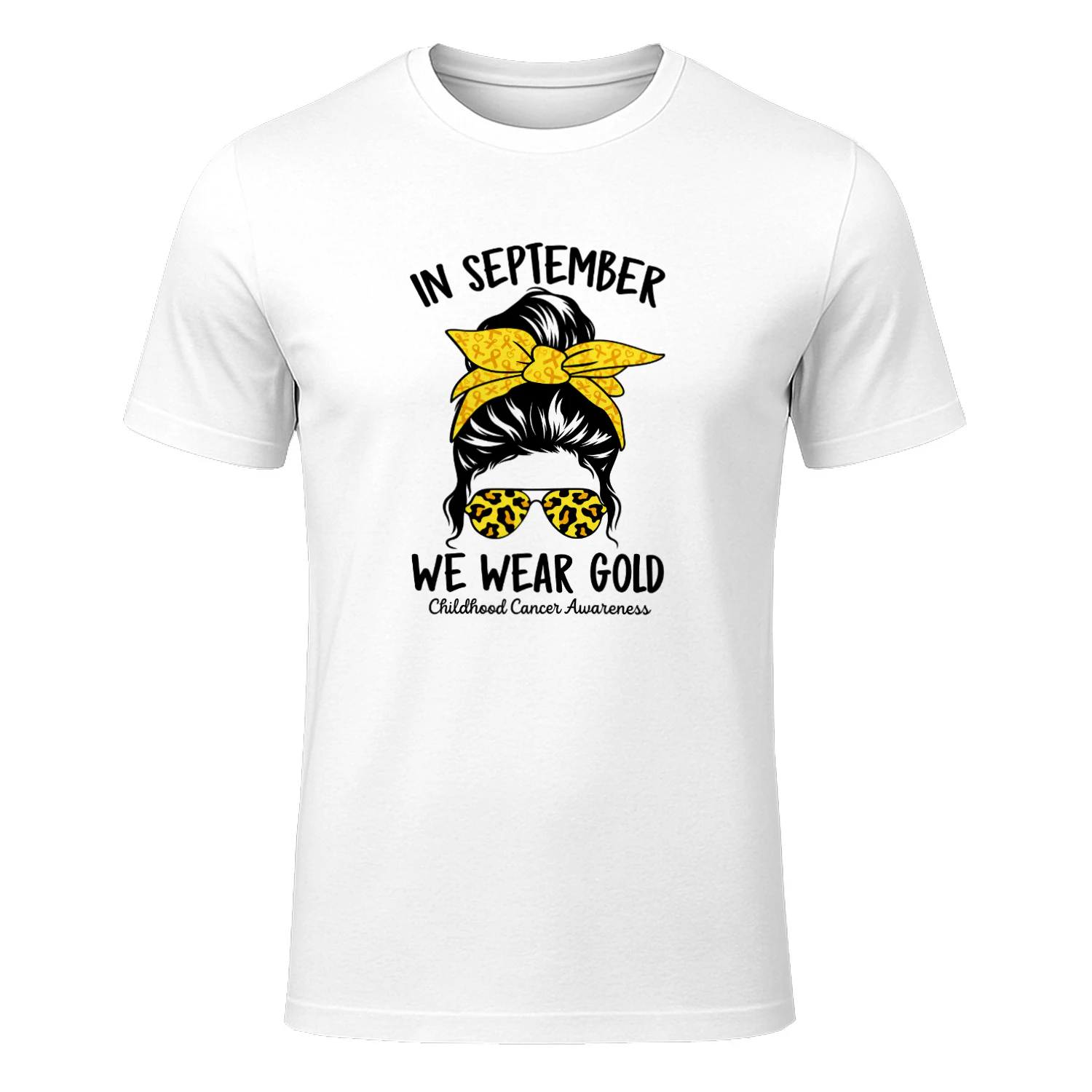 Women Childhood Cancer Awareness In September We Wear Gold
