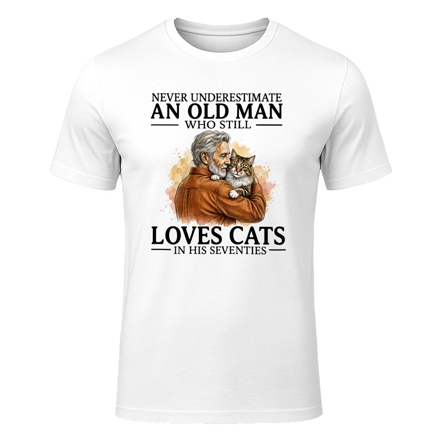 Never Underestimate An Old Man Who Still Loves Cats in His Seventies