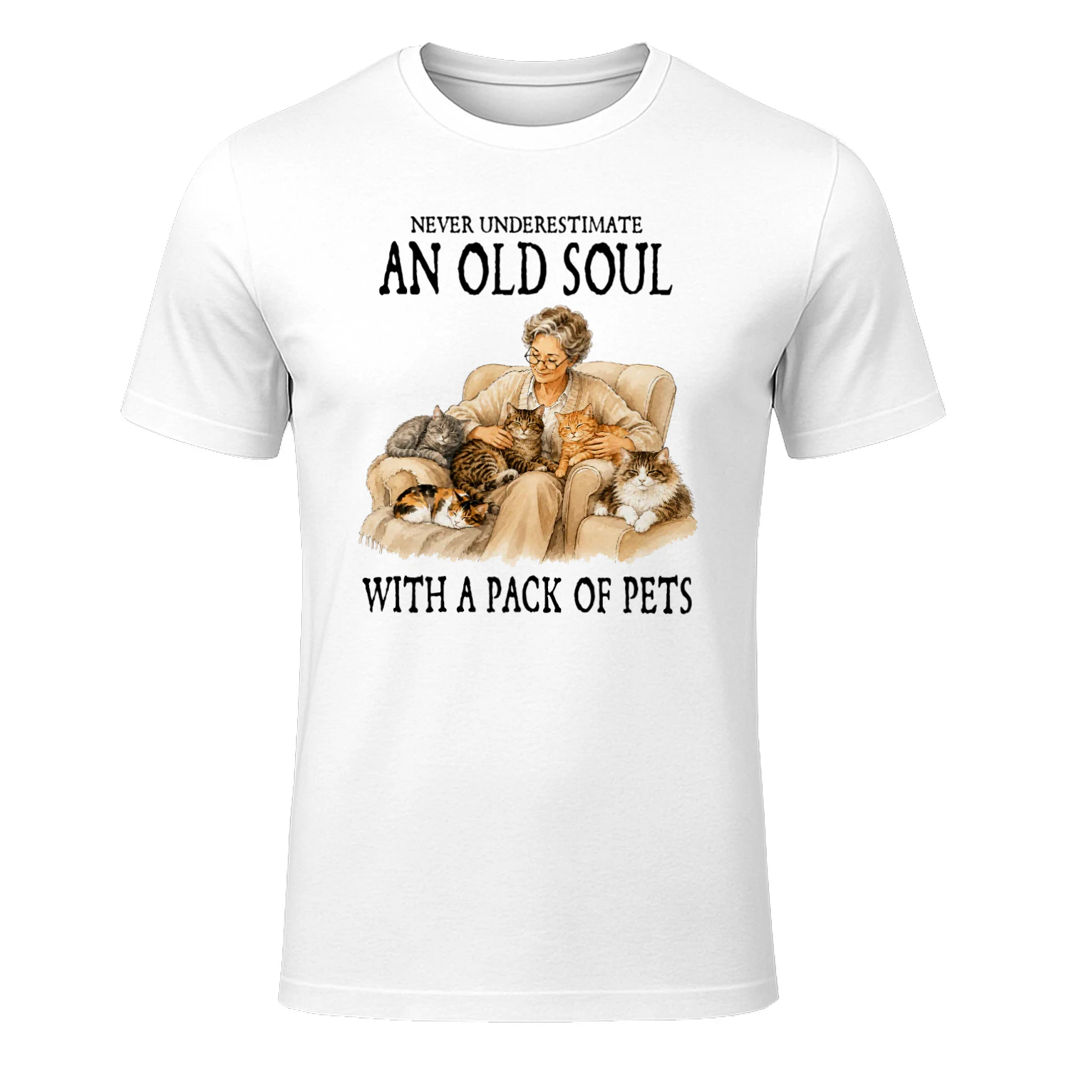 Never underestimate an old soul with a pack of pets