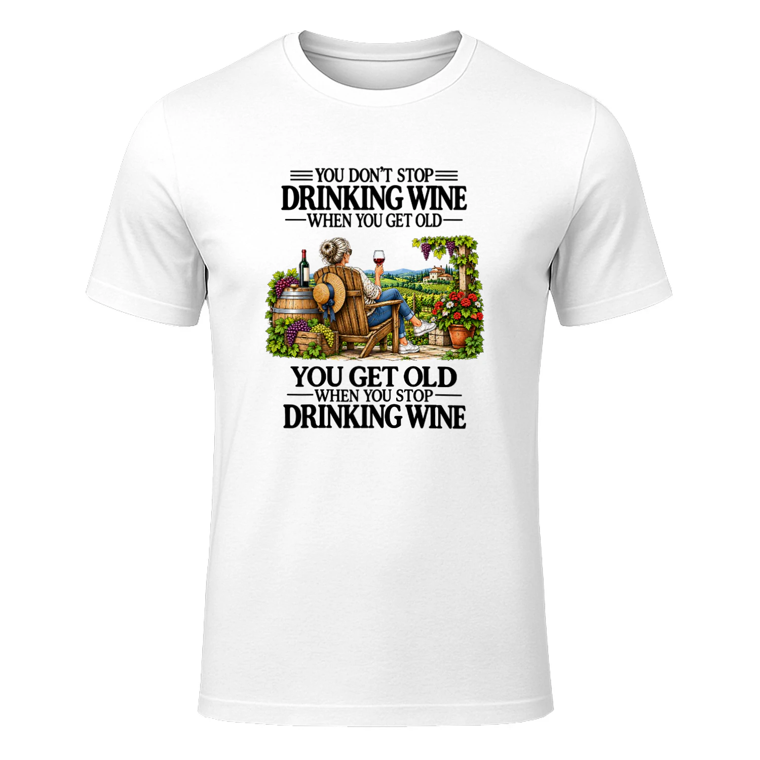 Don't Stop Drinking Wine When You Get Old