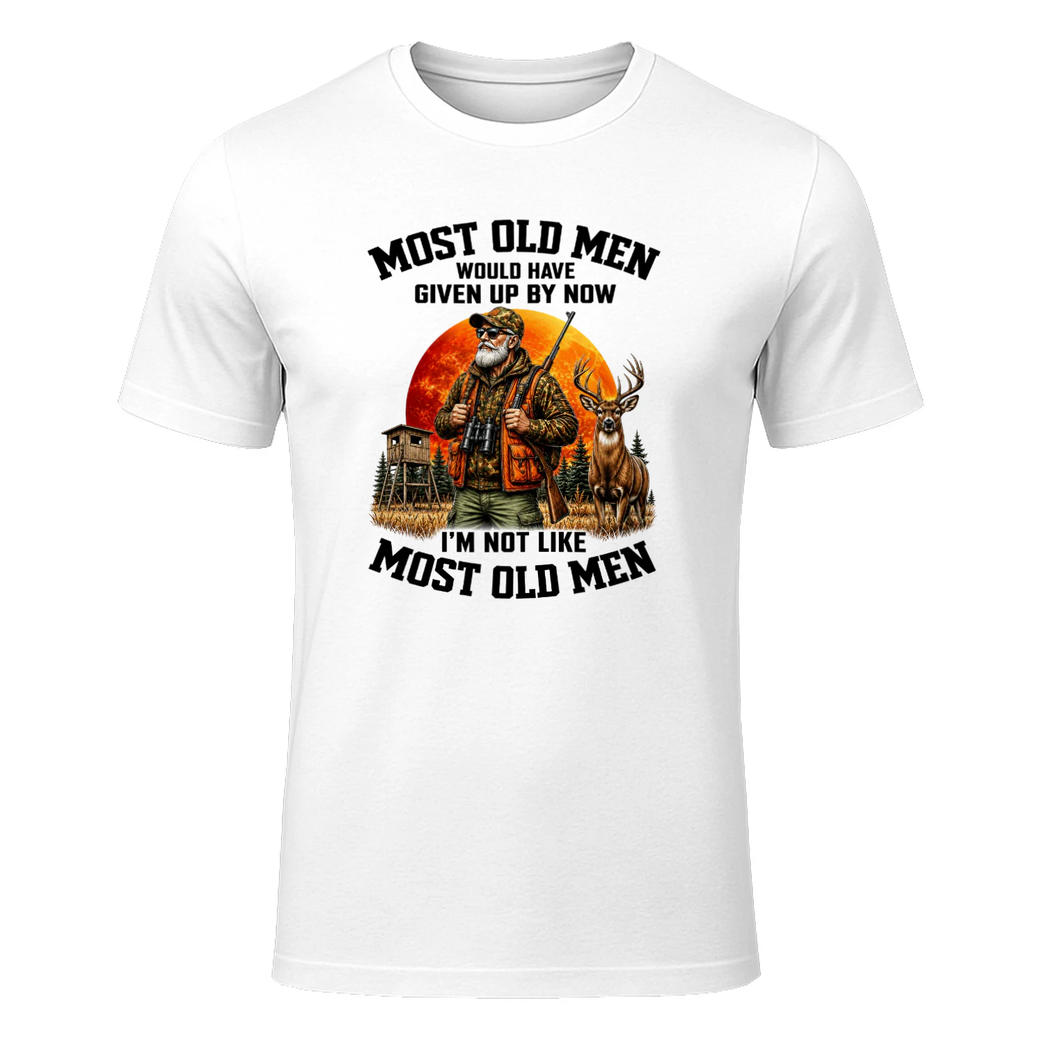 Most old men would have given up by now. I'm not like most old men 1
