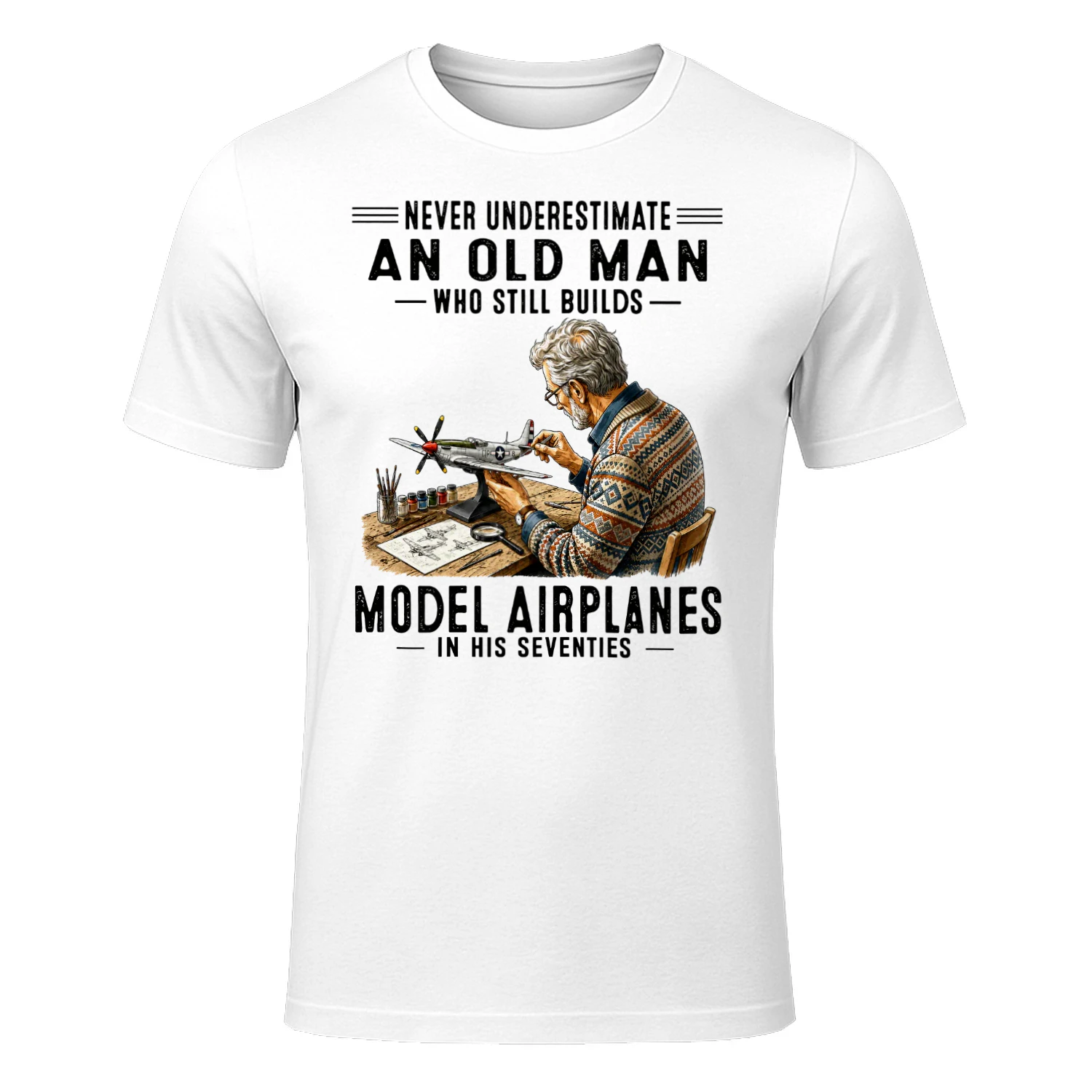 Still Builds Model Airplanes In His Seventies