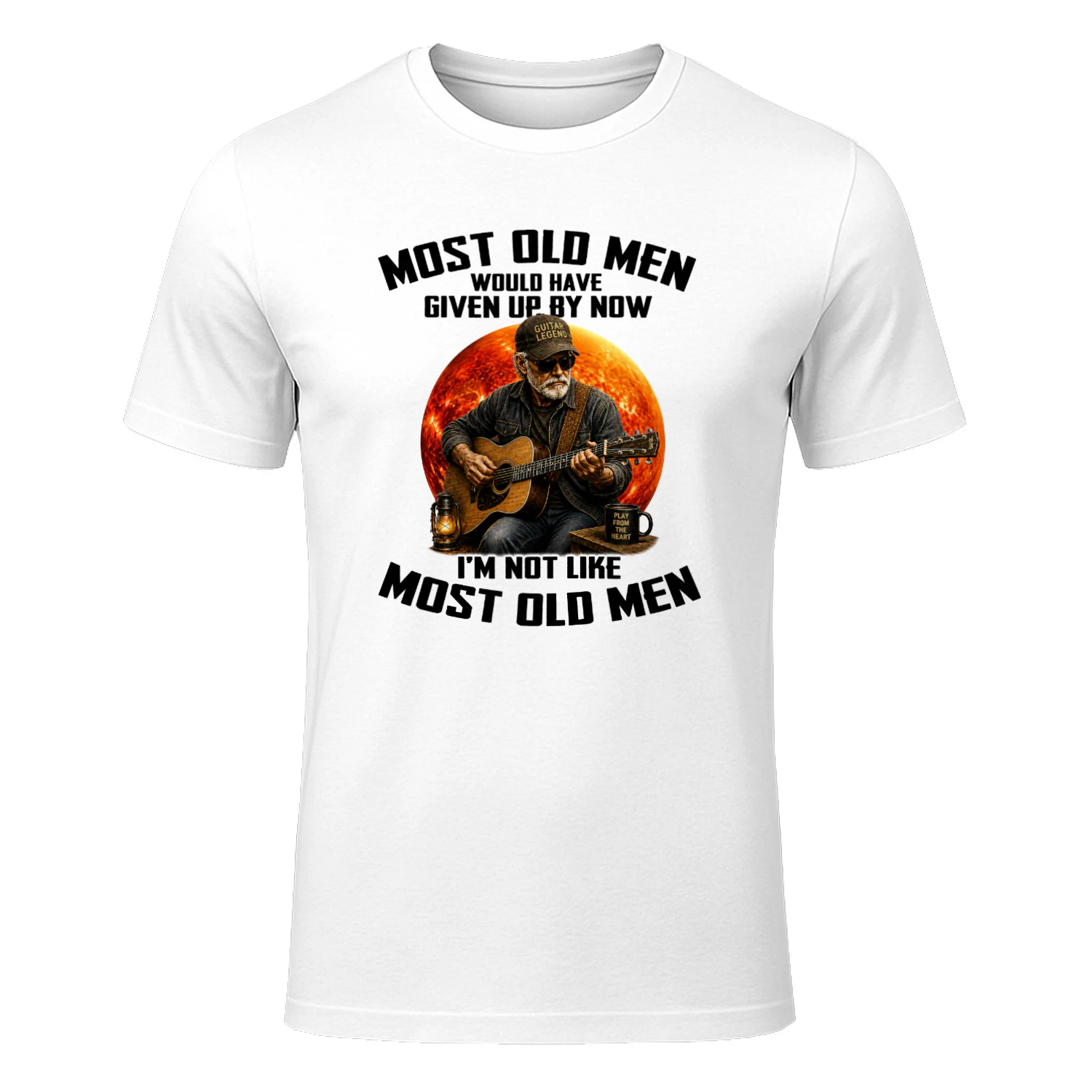 Most old men would have given up by now. I'm not like most old men 8