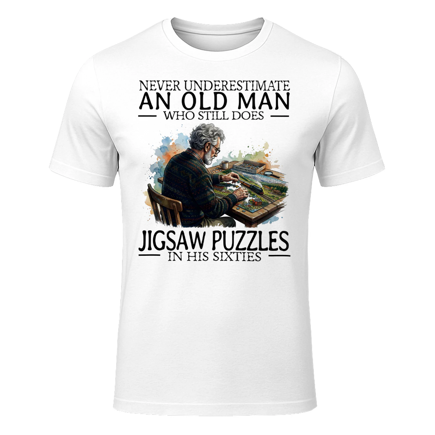 JIGSAW PUZZLES IN HIS SIXTIES