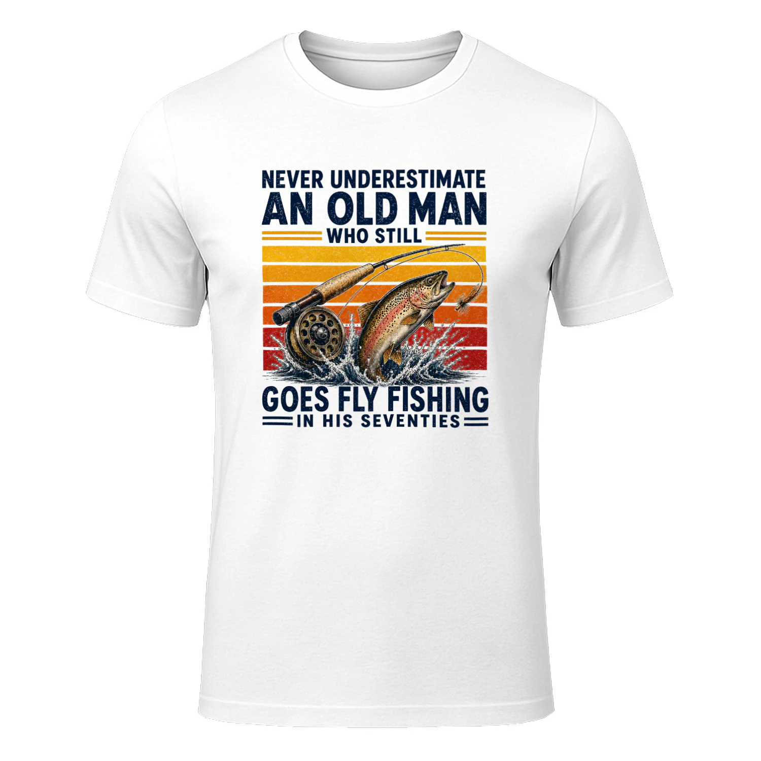 goes fly fishing
