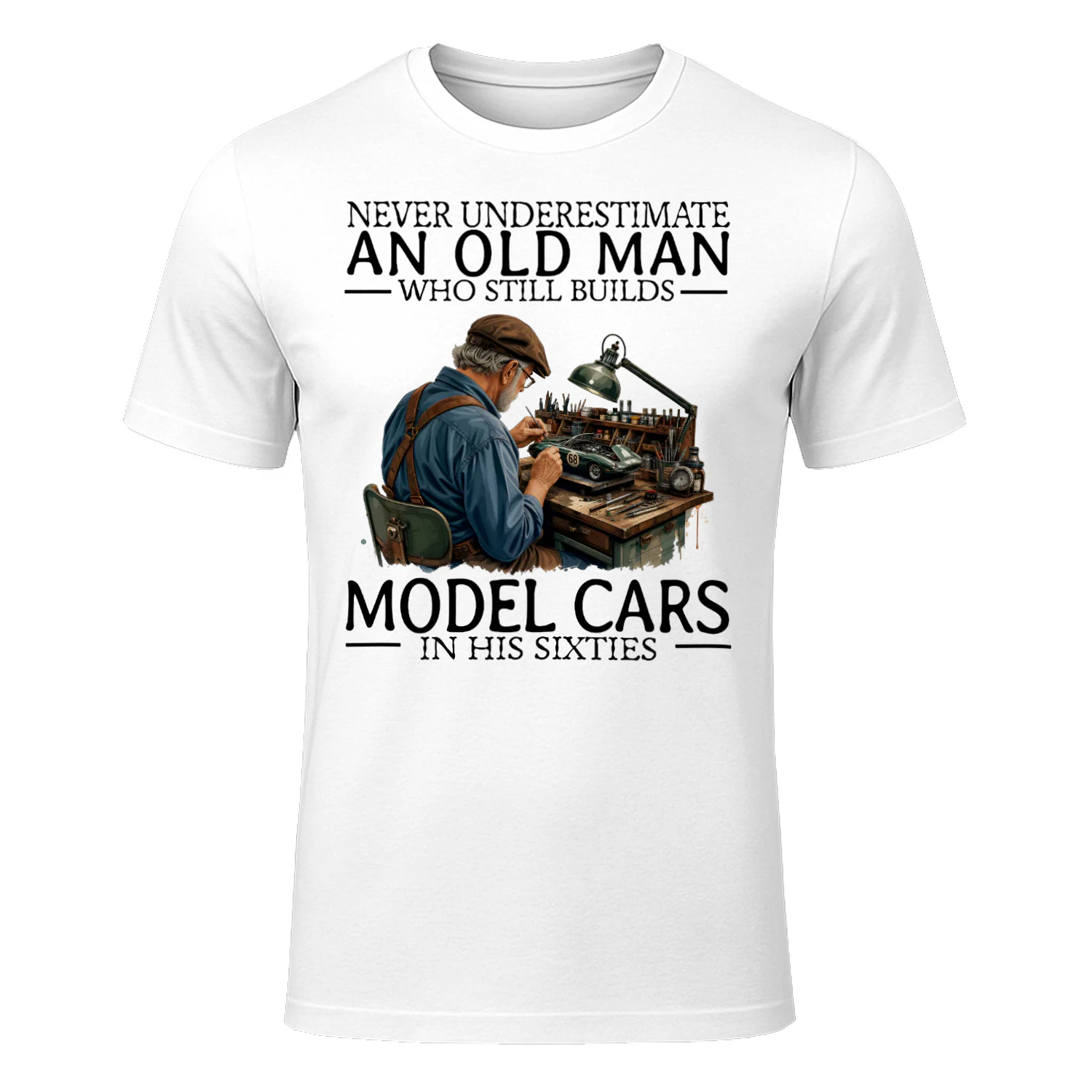MODEL CARS IN HIS SIXTIES