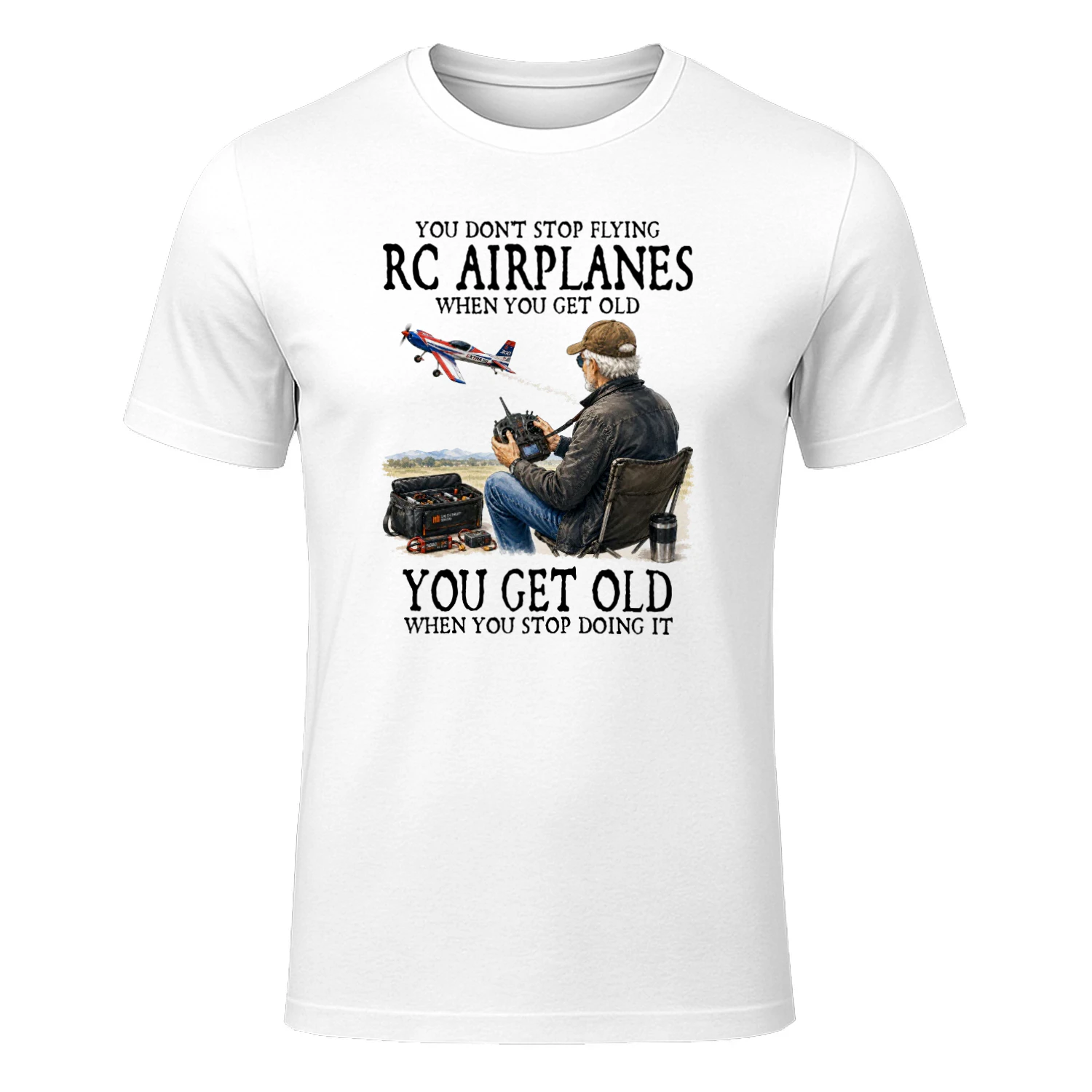You don't stop flying RC airplanes when you get old. You get old when you stop doing it