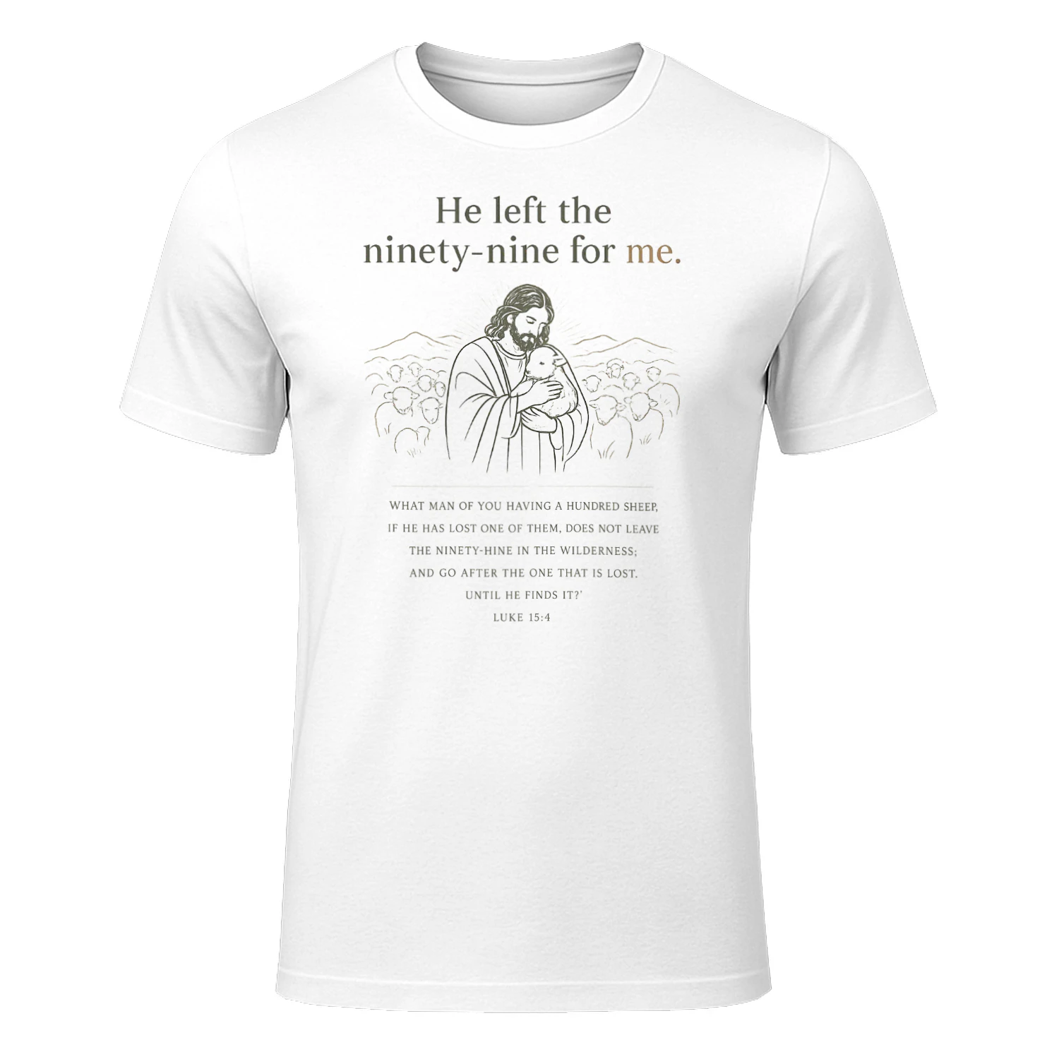 He left the ninety-nine for me