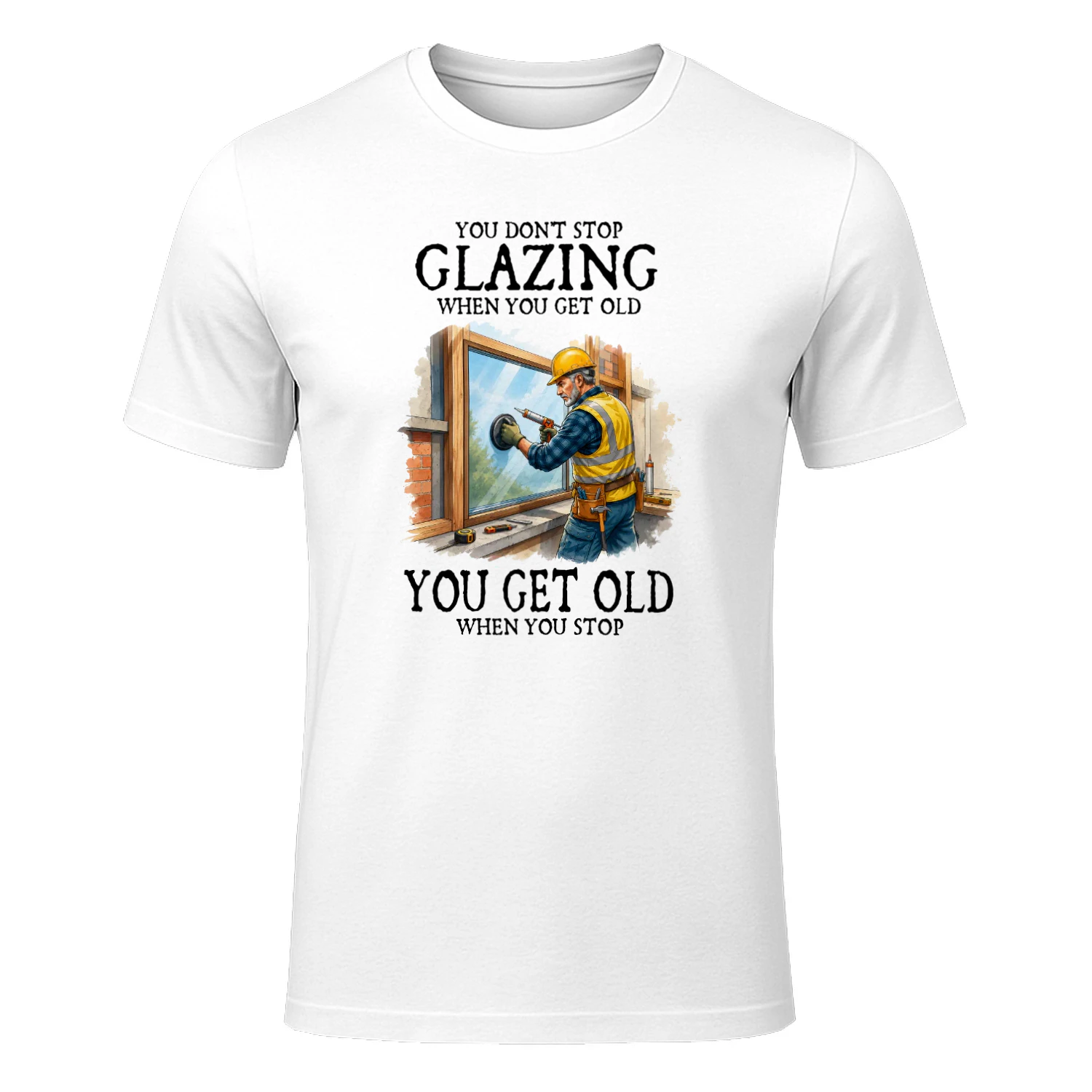 You don't stop glazing when you get old. You get old when you stop