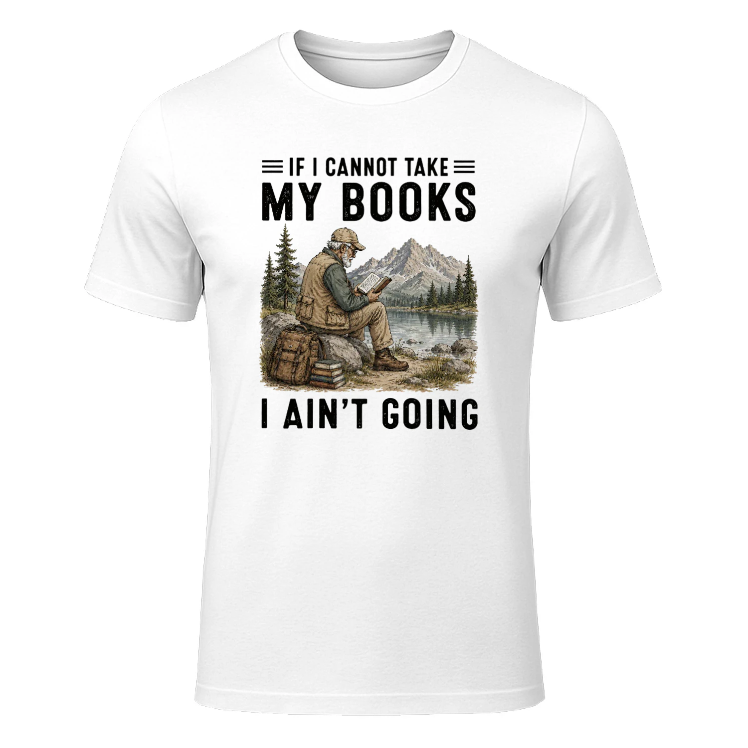 If I cannot take my books I ain't going