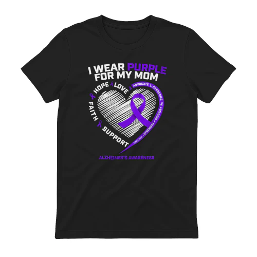 Purple Alzheimers Awareness Products Mom Gifts