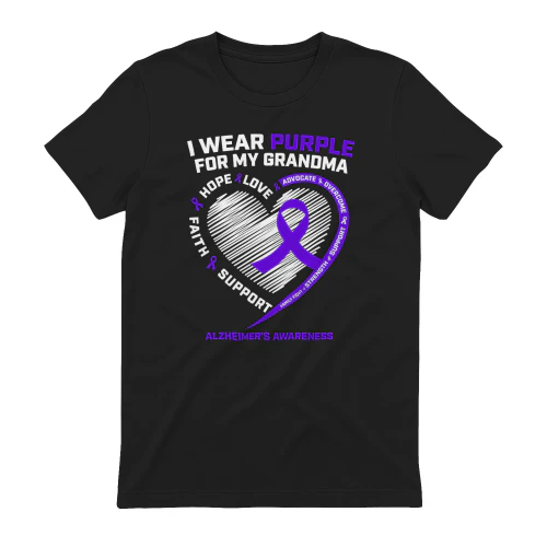 Purple Alzheimers Awareness Products grandma Gifts