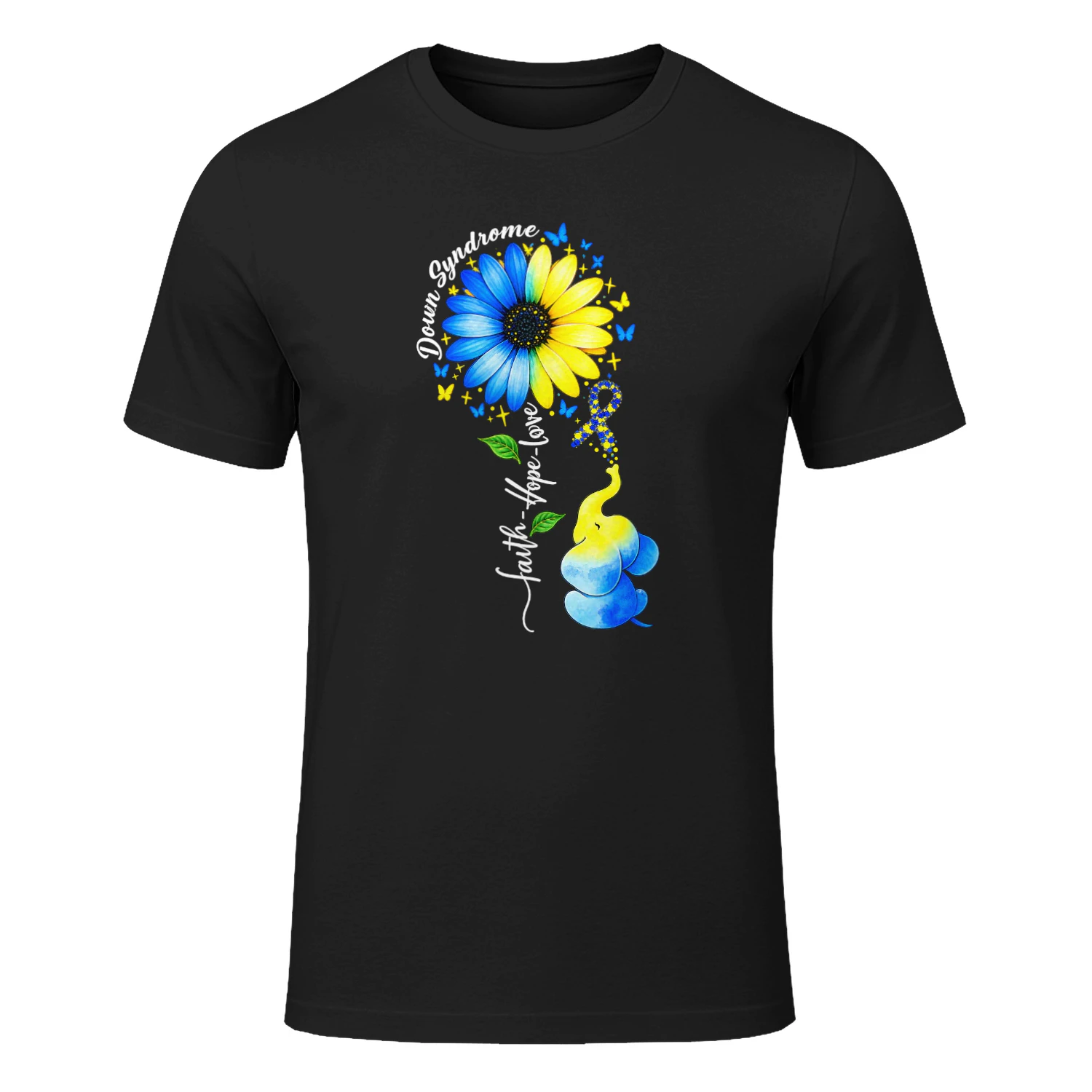 Faith Hope Love Awareness Down Syndrome, The Blue Elephant