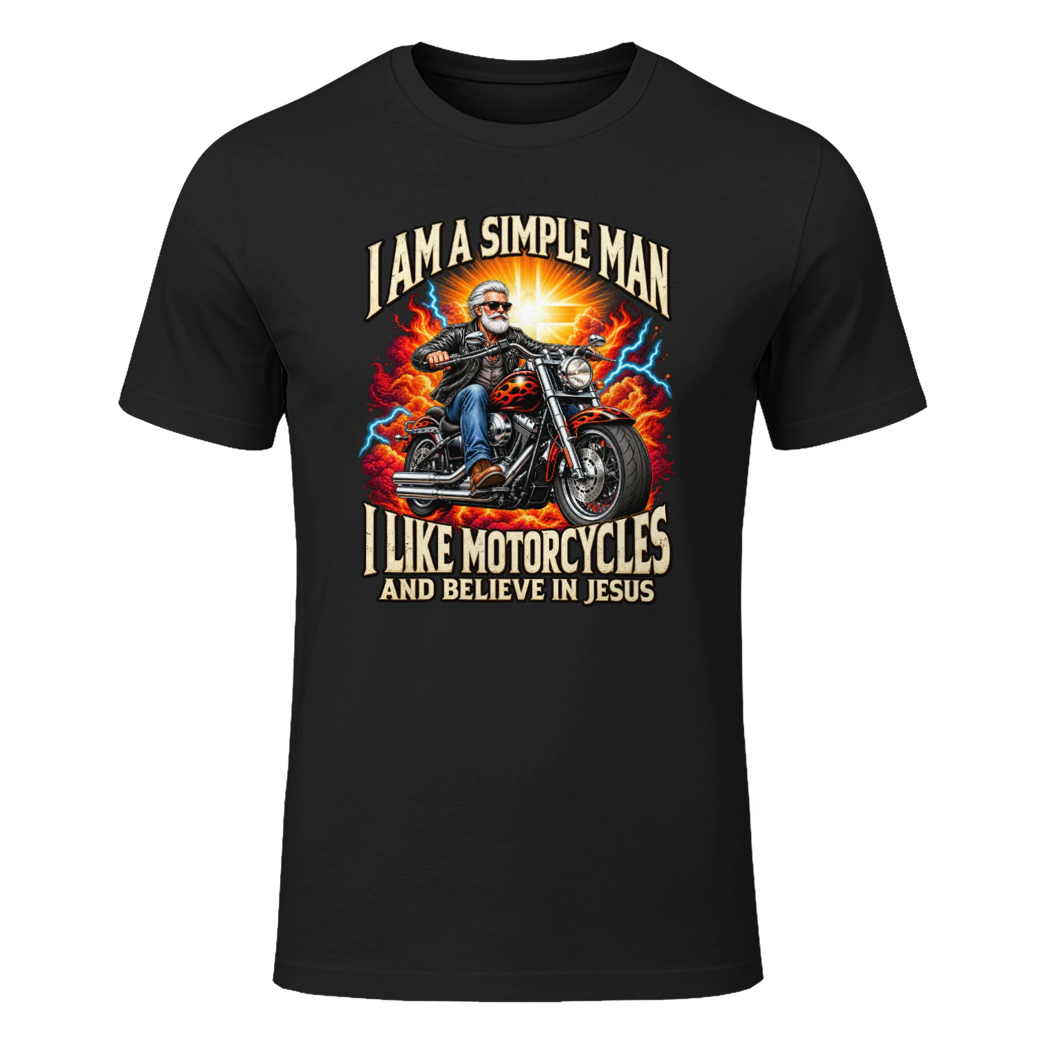 I Am A Simple Man-I Like Motorcycles-Believe In Jesus