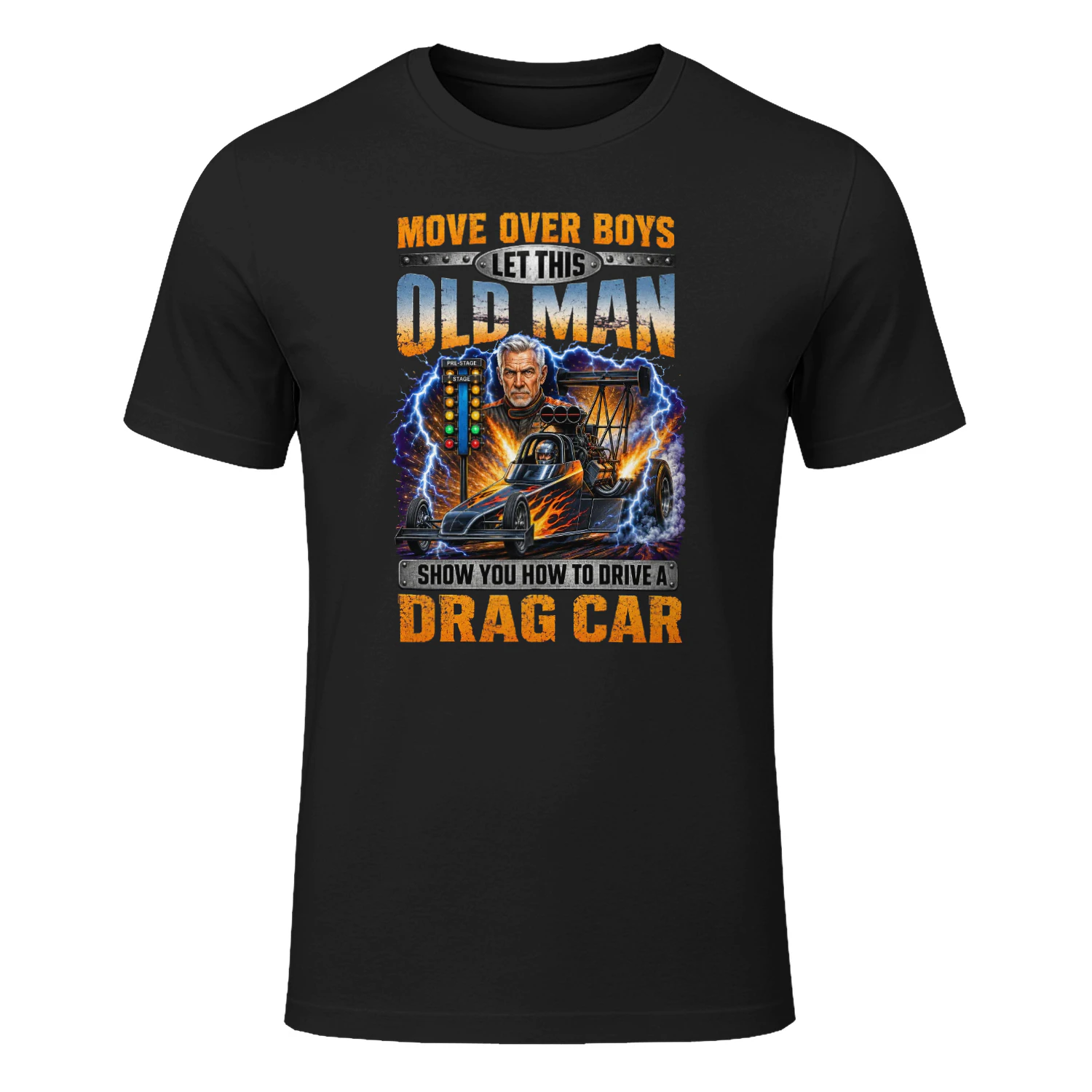 Old Man Show You How To Drive A Drag Car