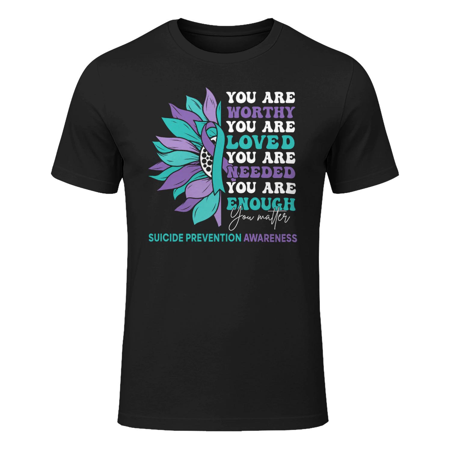Sunflower Motivational Support Suicide Prevention Awareness Suicide Prevention