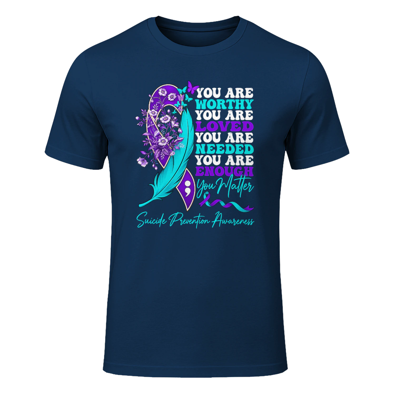 Suicide Prevention Awareness positive motivational Support