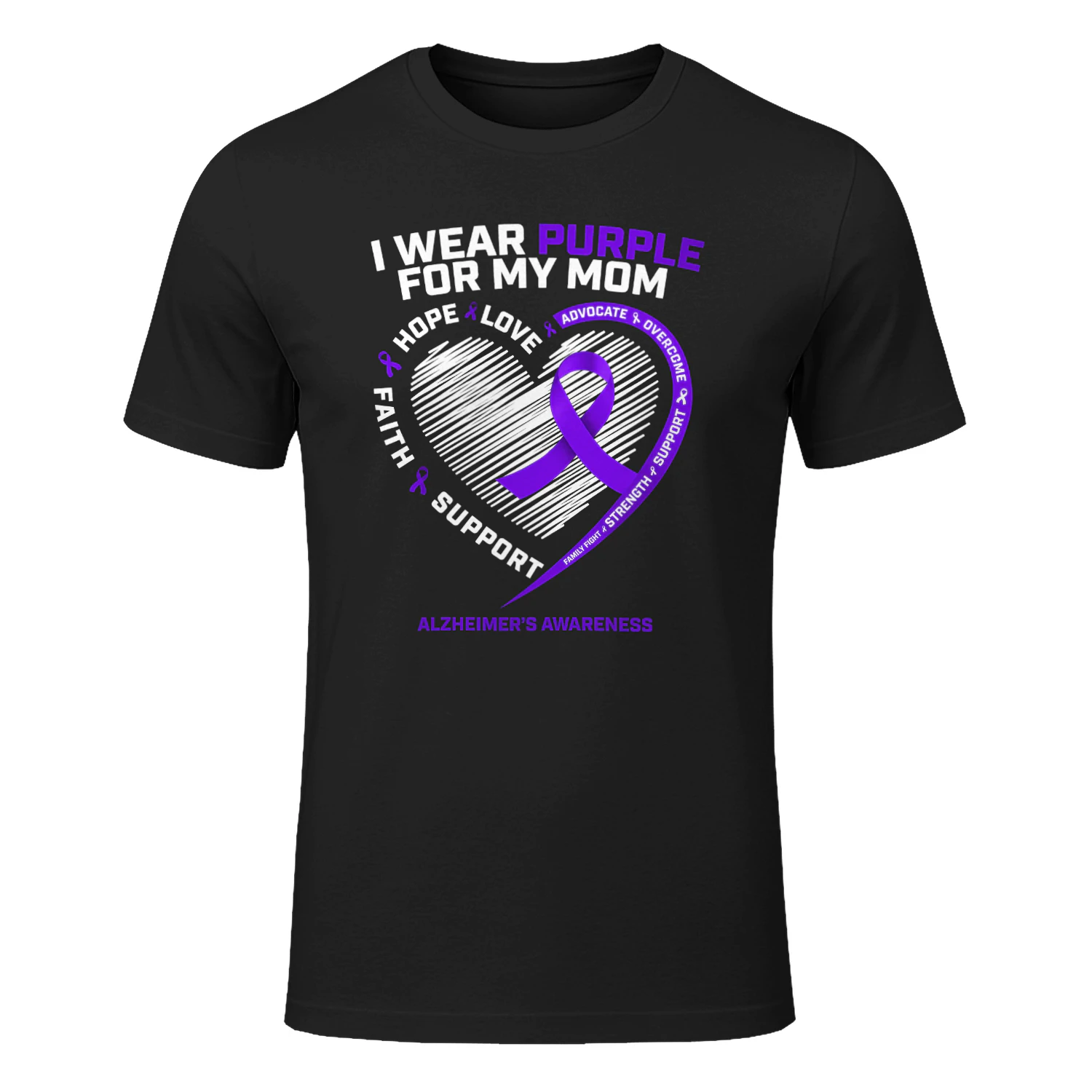 Purple Alzheimers Awareness Products Mom Gifts