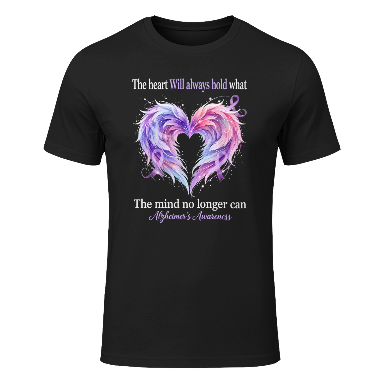 The Heart Will Always Hold Alzheimer’s Awareness Purple