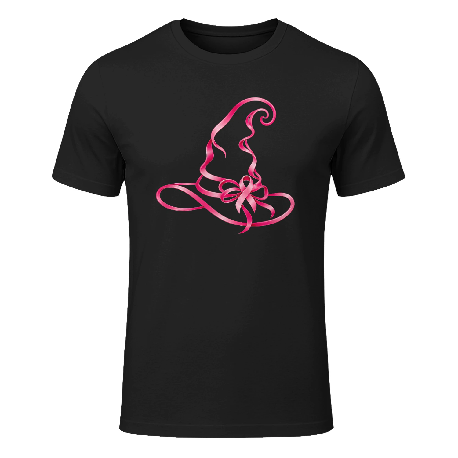 Pink Ribbon Witch Hat Breast Cancer Halloween