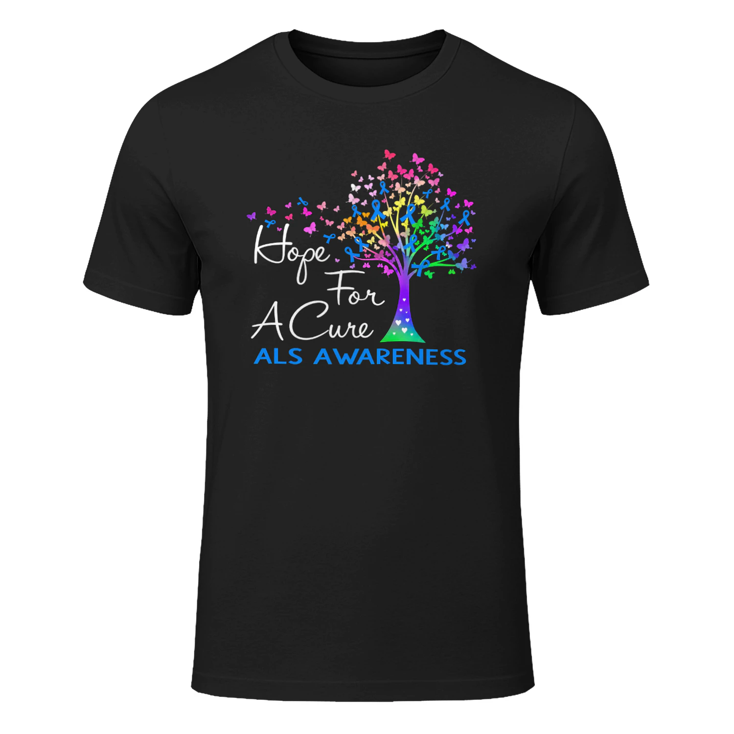 Hope for A Cure ALS Awareness Tree Ribbon