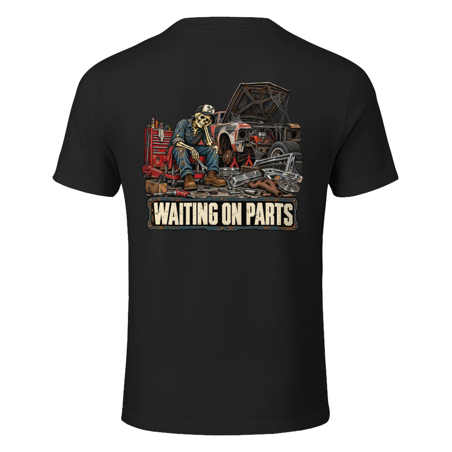 Waiting on parts classic car restoration