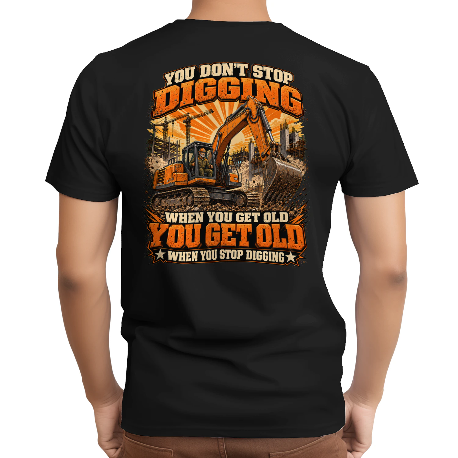 YOU DON'T STOP DIGGING