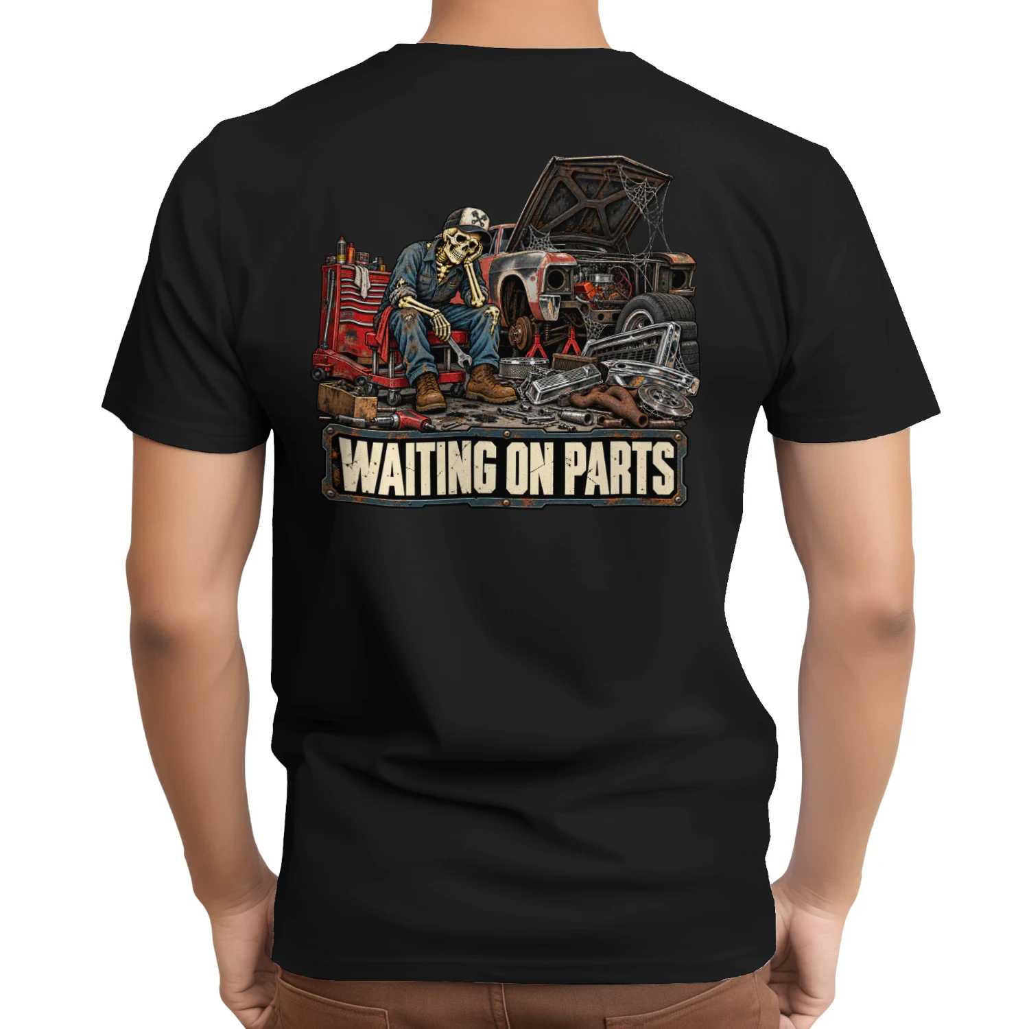 Waiting on parts classic car restoration