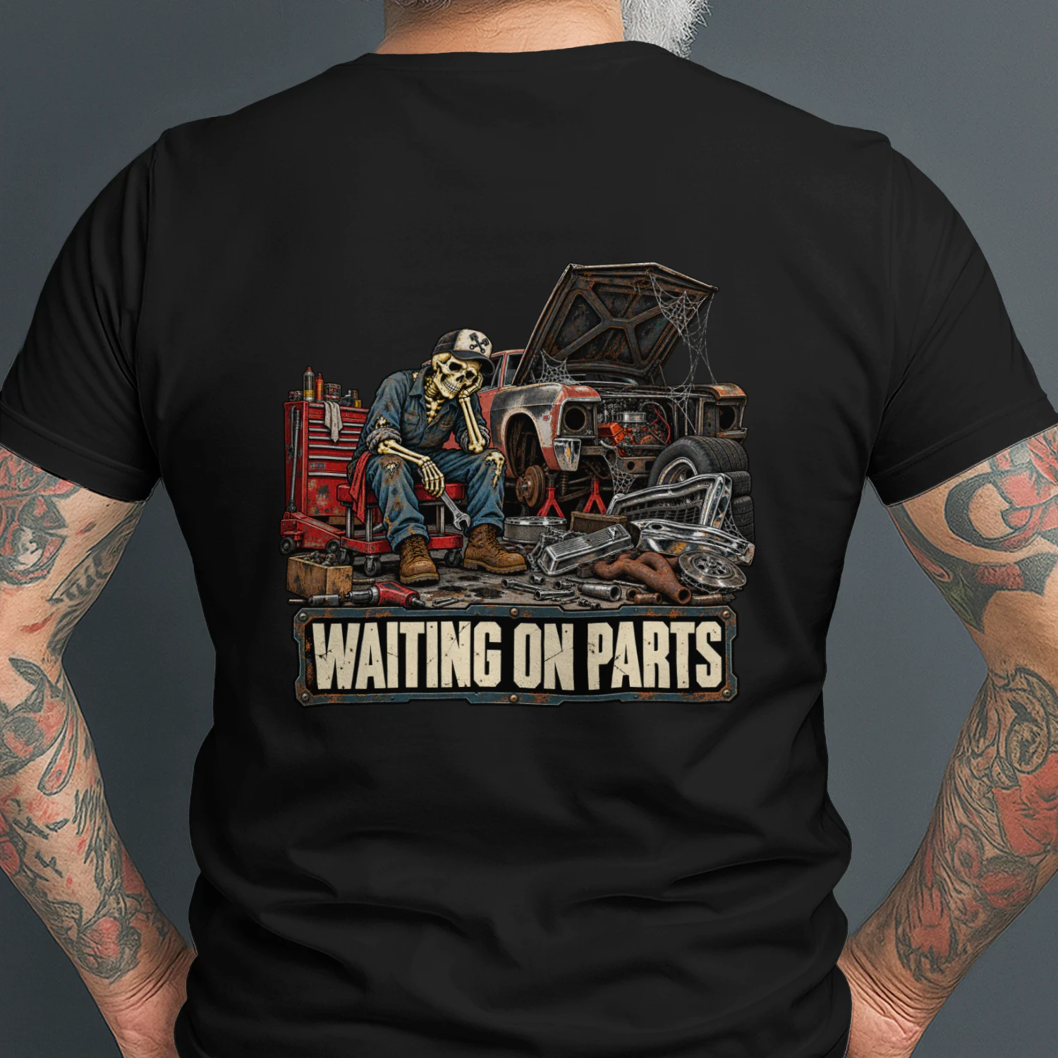 Waiting on parts classic car restoration
