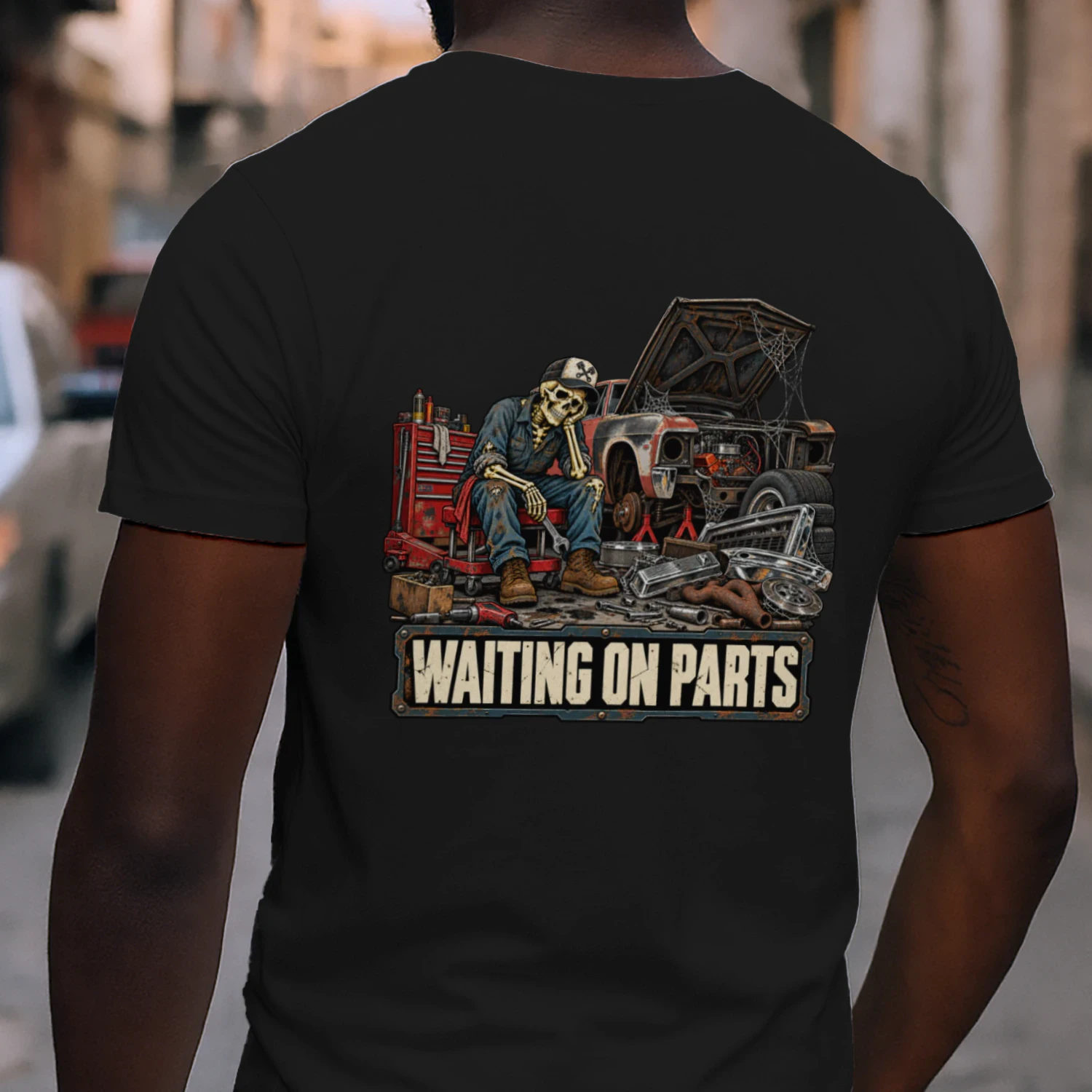 Waiting on parts classic car restoration