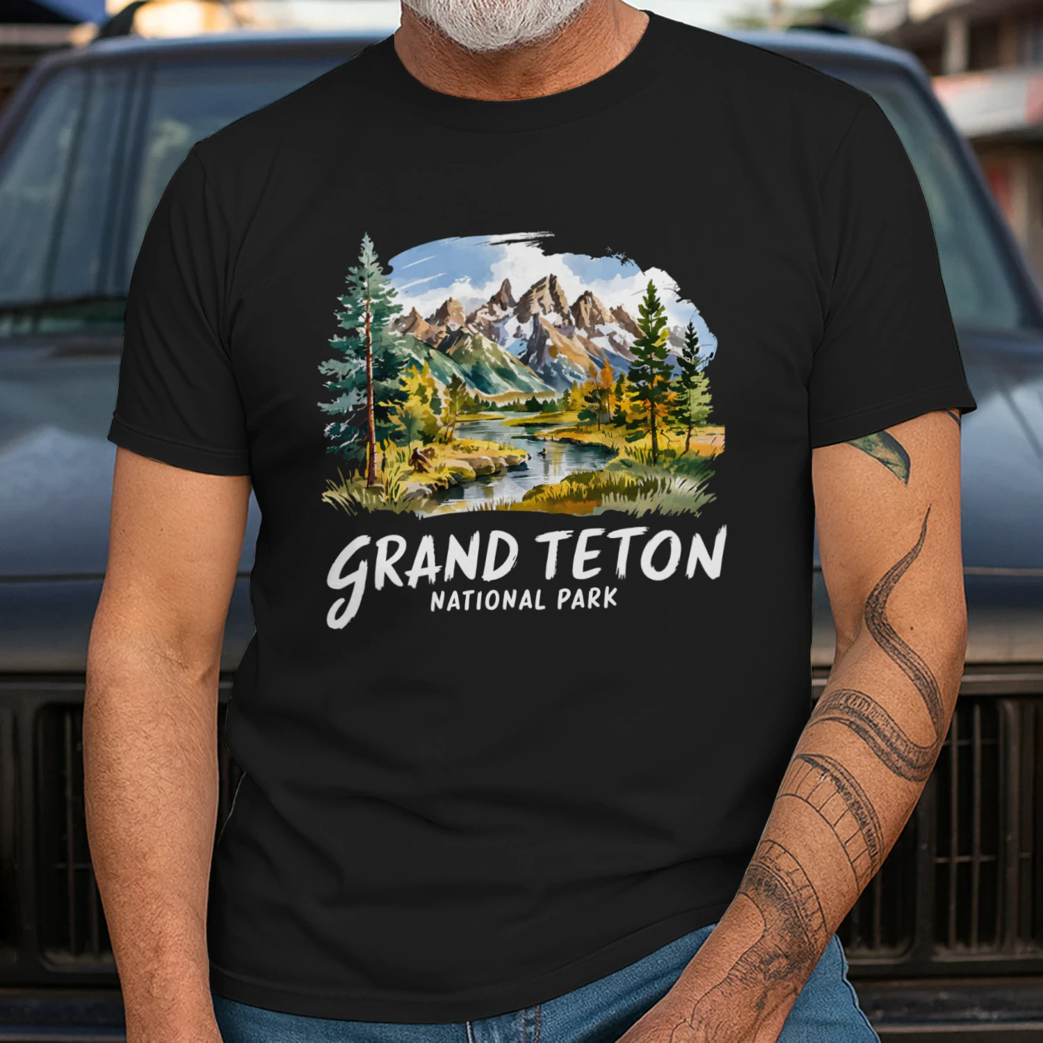 Grand Teton National Park Est 1929 Vintage National Park Wy Cool National Park