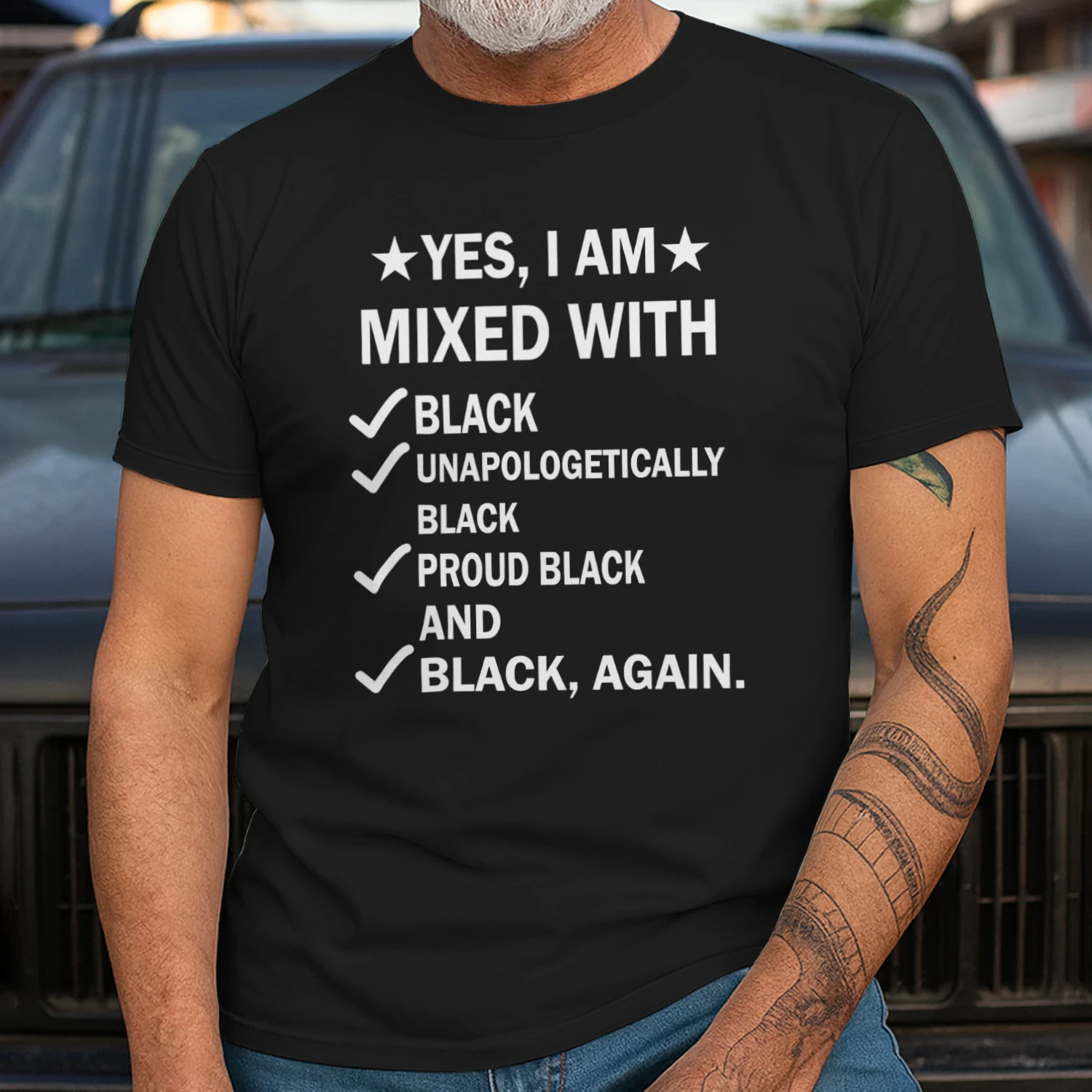 Yes I Am Mixed with Black Proud African Black History