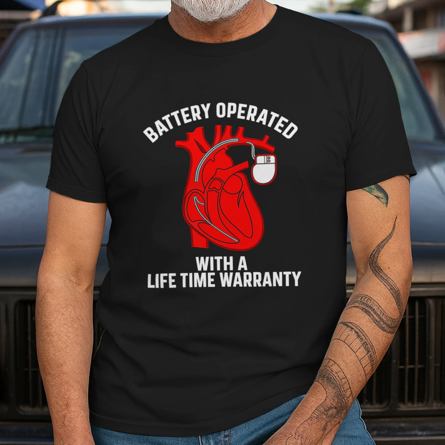 Cool Pacemaker Art for Men Women Artificial Heart Pacemaker