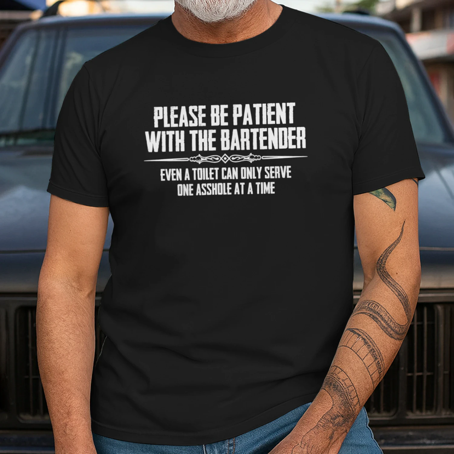 Please Be Patient With The Bartender