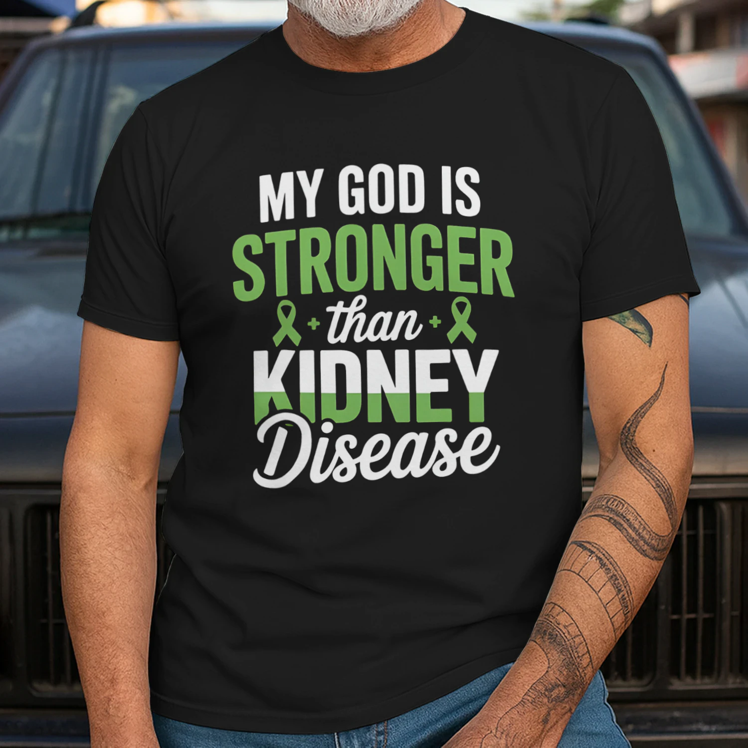 My God Is Stronger Than Kidney Disease For A Dialysis Nurse Strong Kidney Awareness