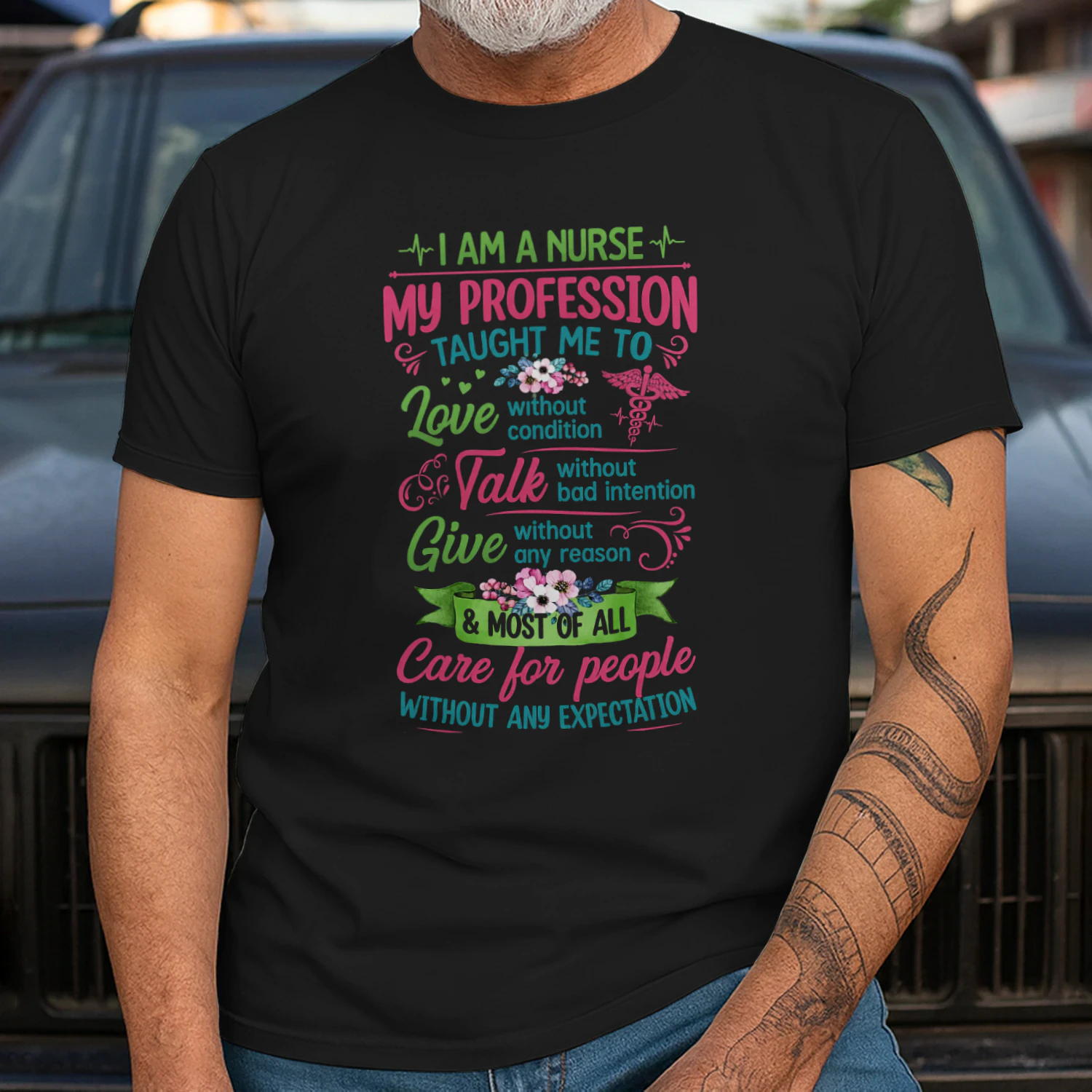 Nurse Shirt I Am A Nurse My Profession Taught Me To Shirt
