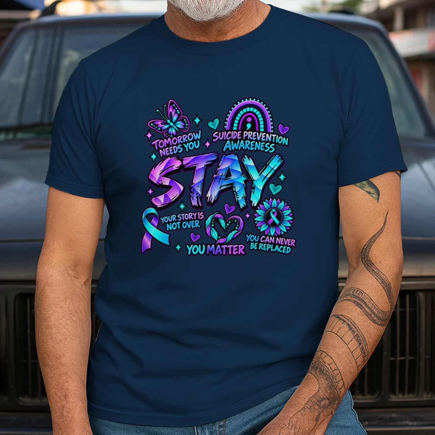 Your Story is Not Over Stay Suicide Prevention Awareness