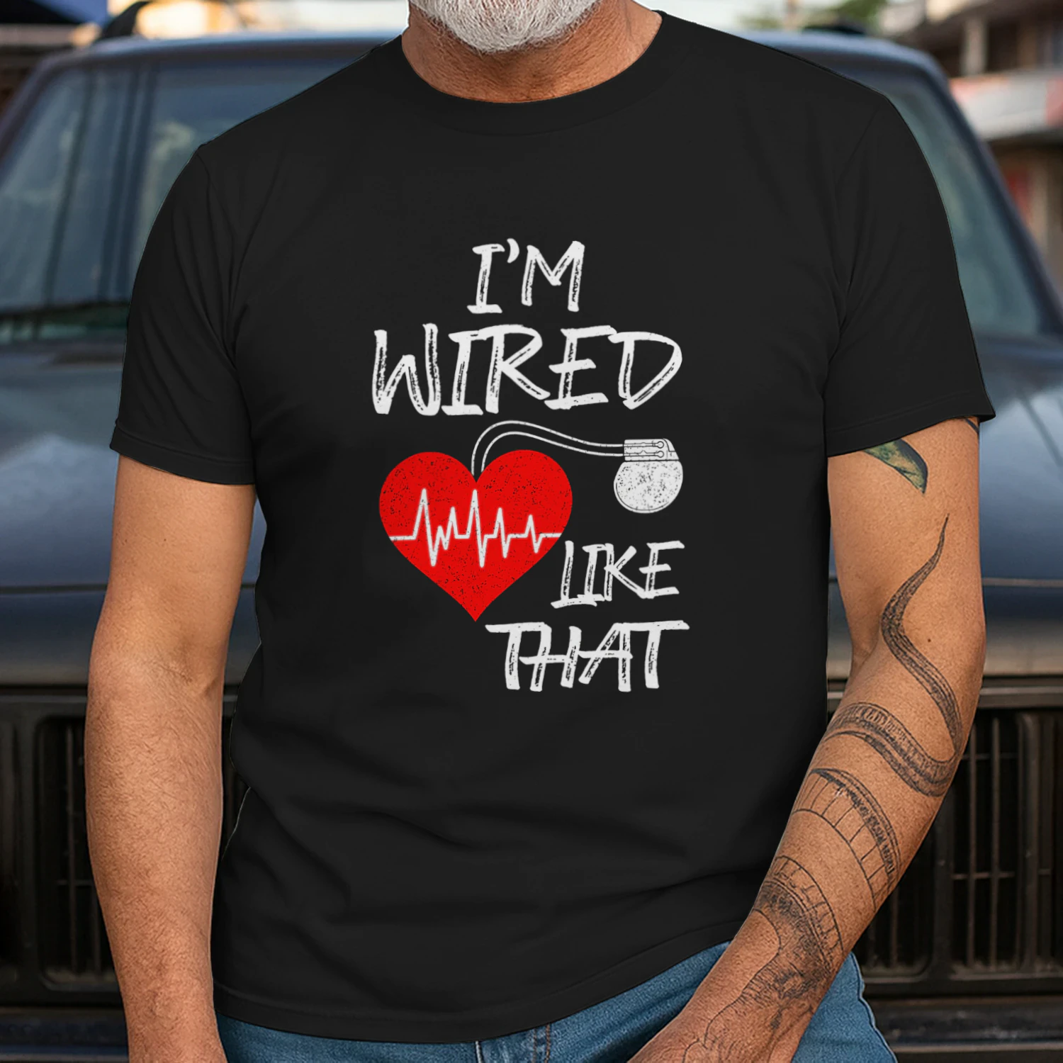 I'm Wired Like That Pacemaker Joke Heart Disease Awareness