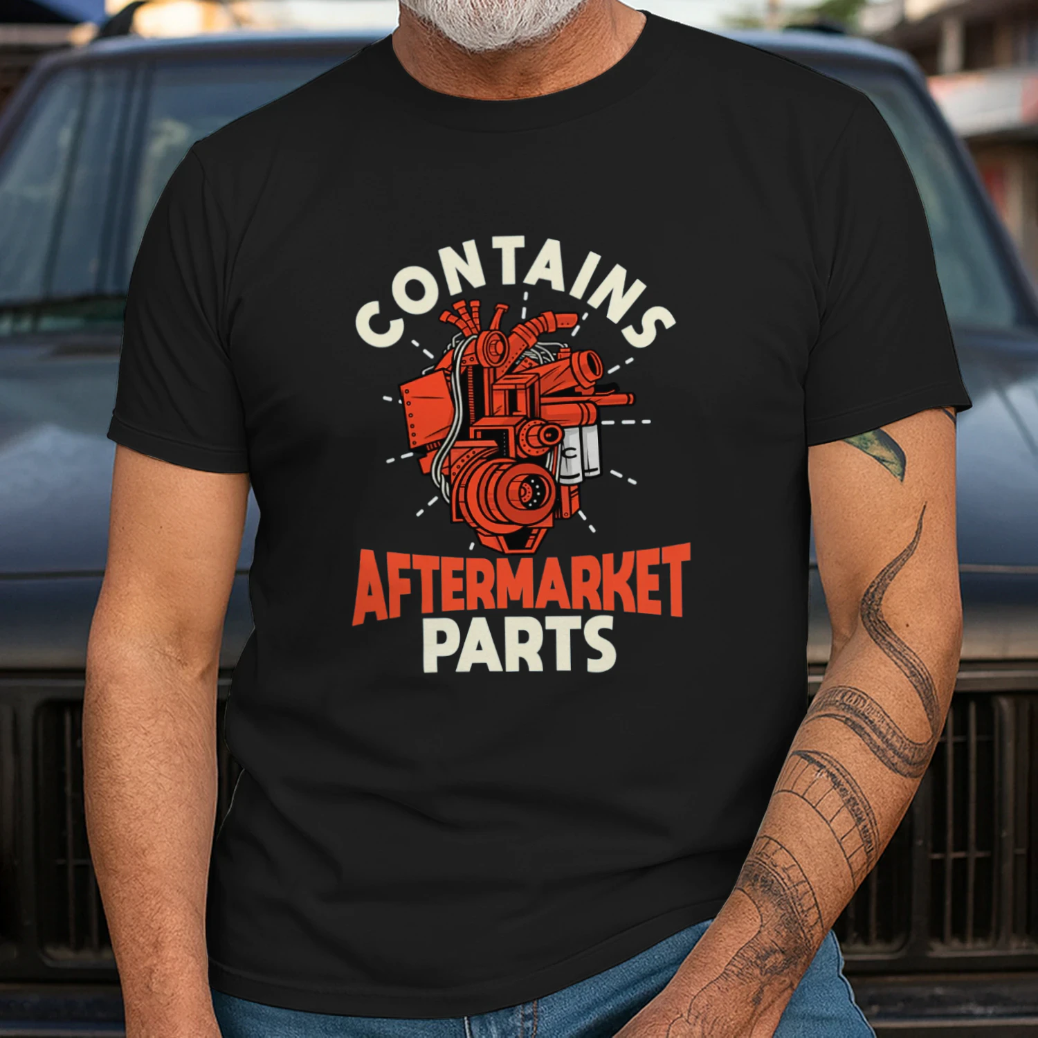 Contains Aftermarket Parts Open Heart Surgery Survivor