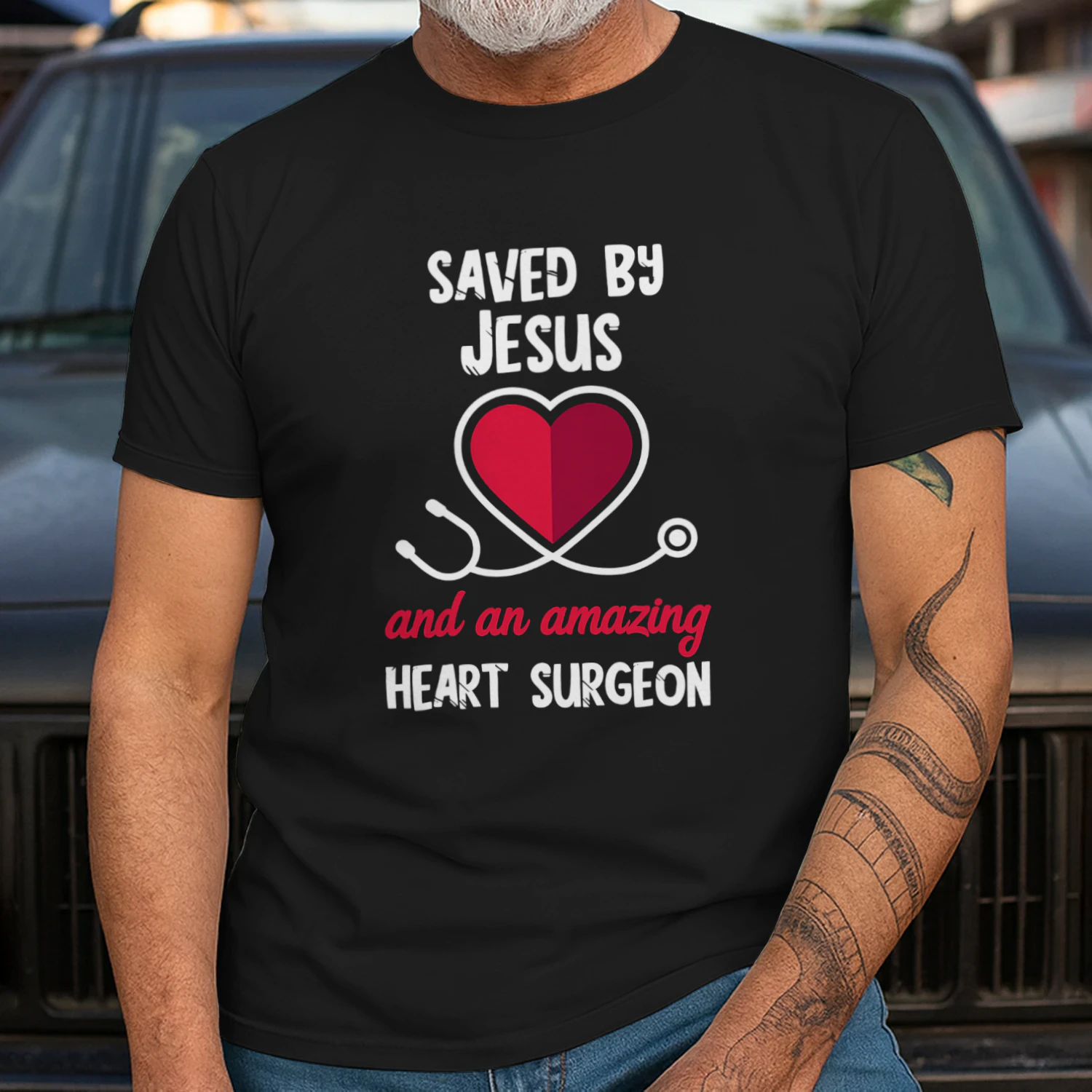 Saved by Jesus Heart Patients Survivor Open Heart Surgery