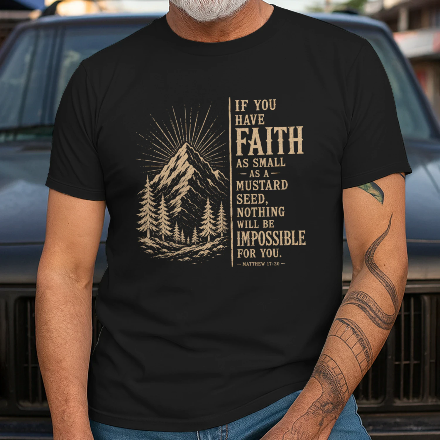 IF YOU HAVE FAITH AS SMALL AS A MUSTARD SEED, NOTHING WILL BE IMPOSSIBLE FOR YOU