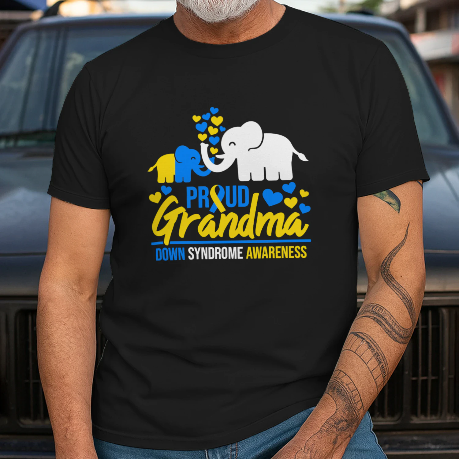 Proud Grandma World Down Syndrome Awareness Day Elephant