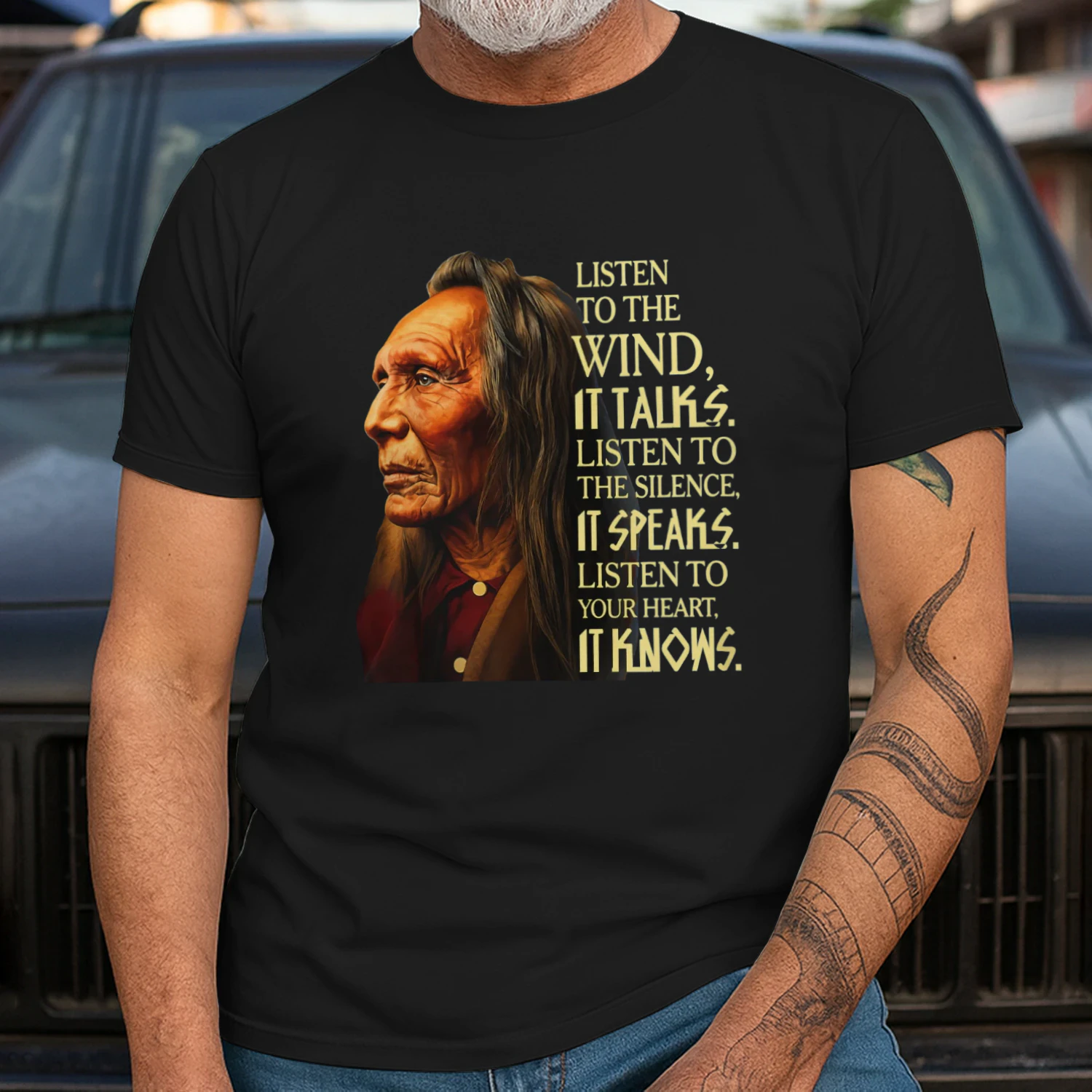 Native American Chief Silence Speaks