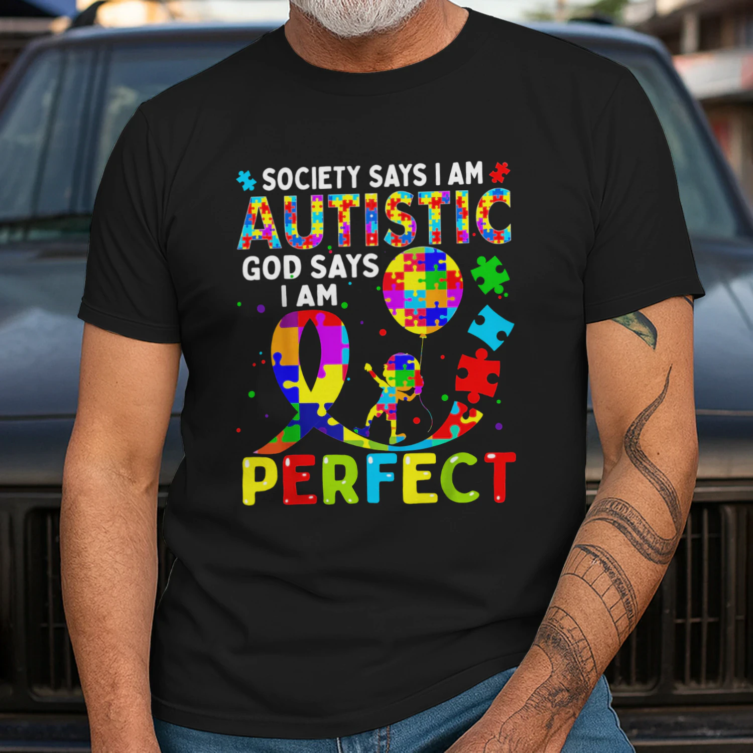 Autism Awareness Society Say Im Autistic God Says Im Perfect