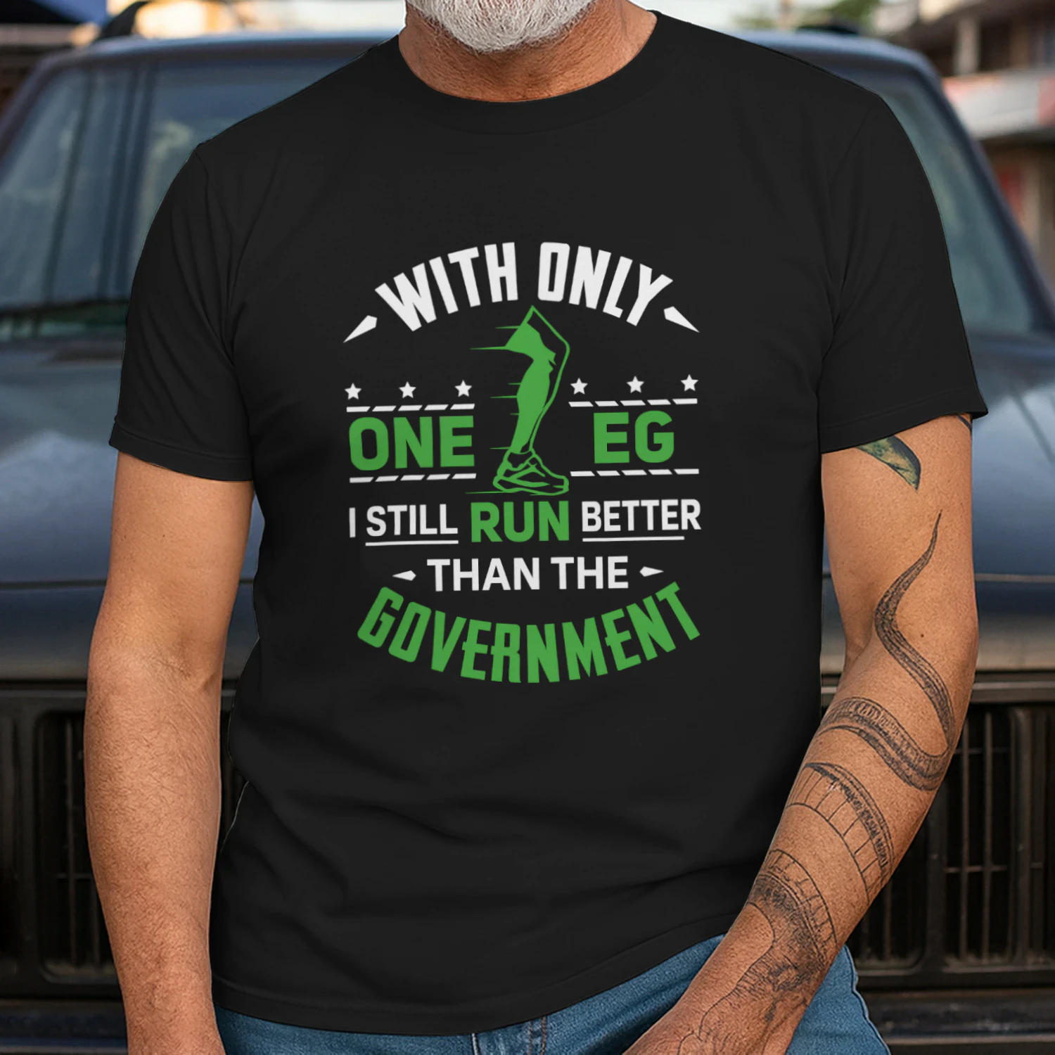 Limb Loss - With Only One Leg I Still Run Better Than the Government