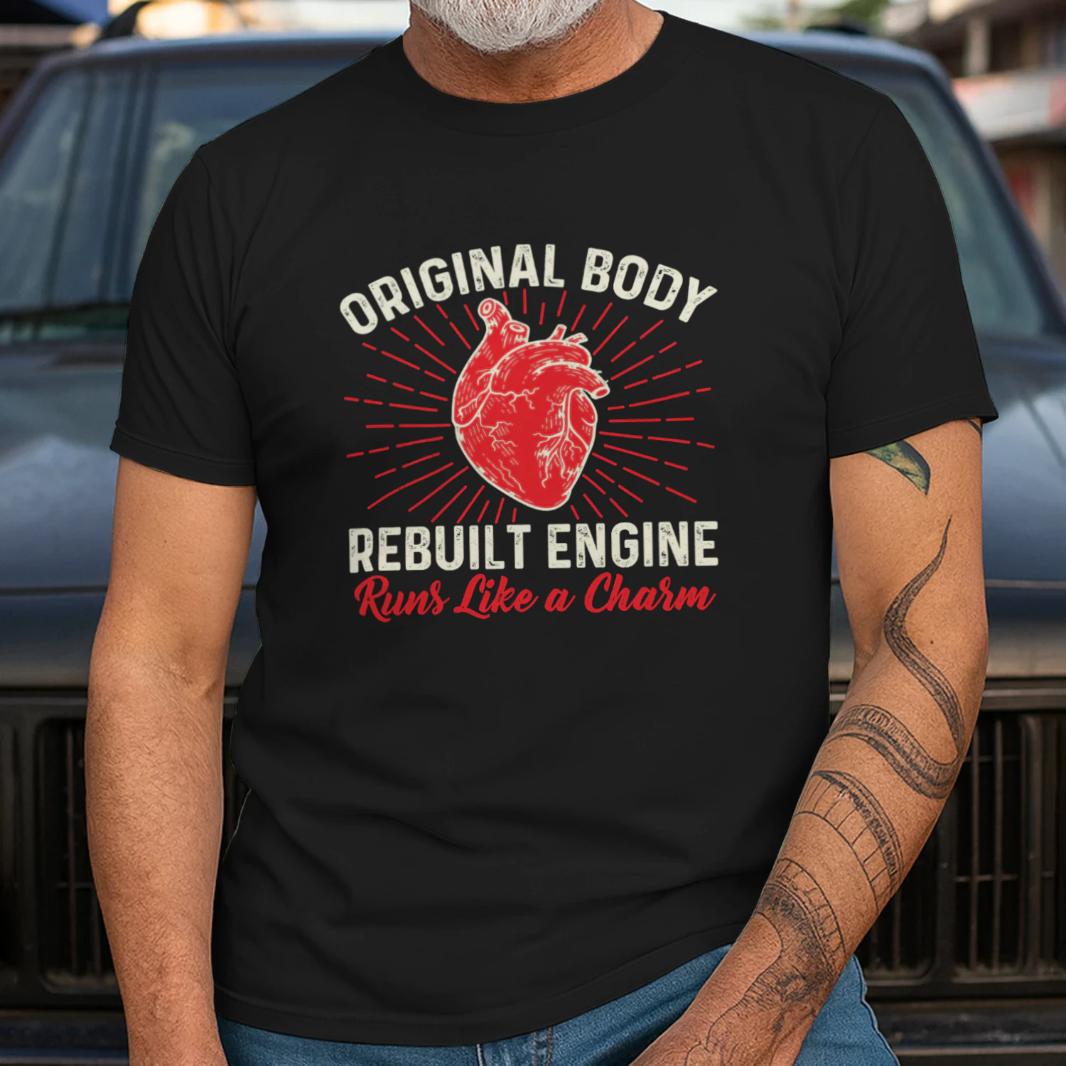 Original Body Rebuilt Engine Heart Attack Survivor Recovery
