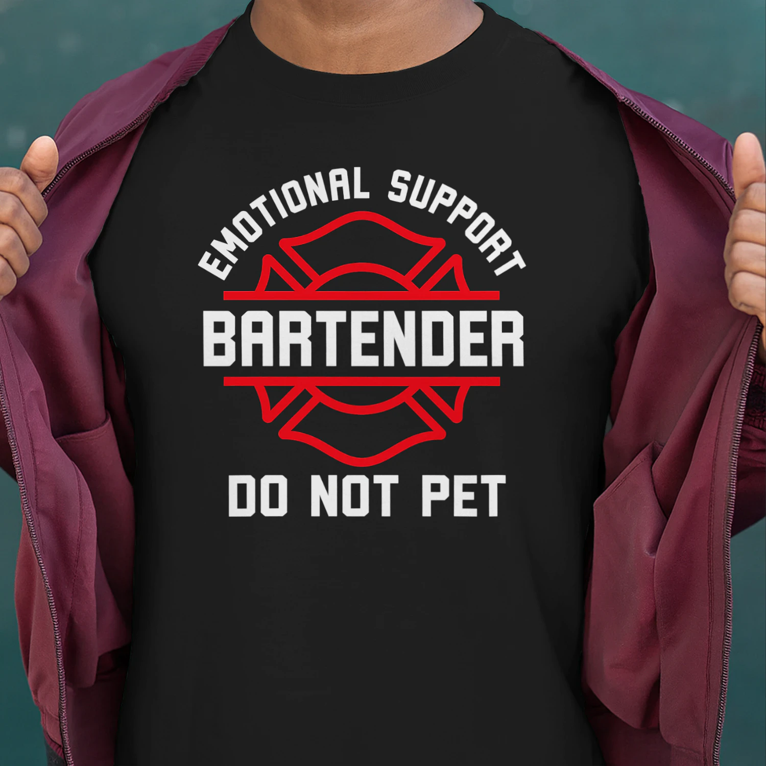 Emotional Support Bartender Do Not Pet
